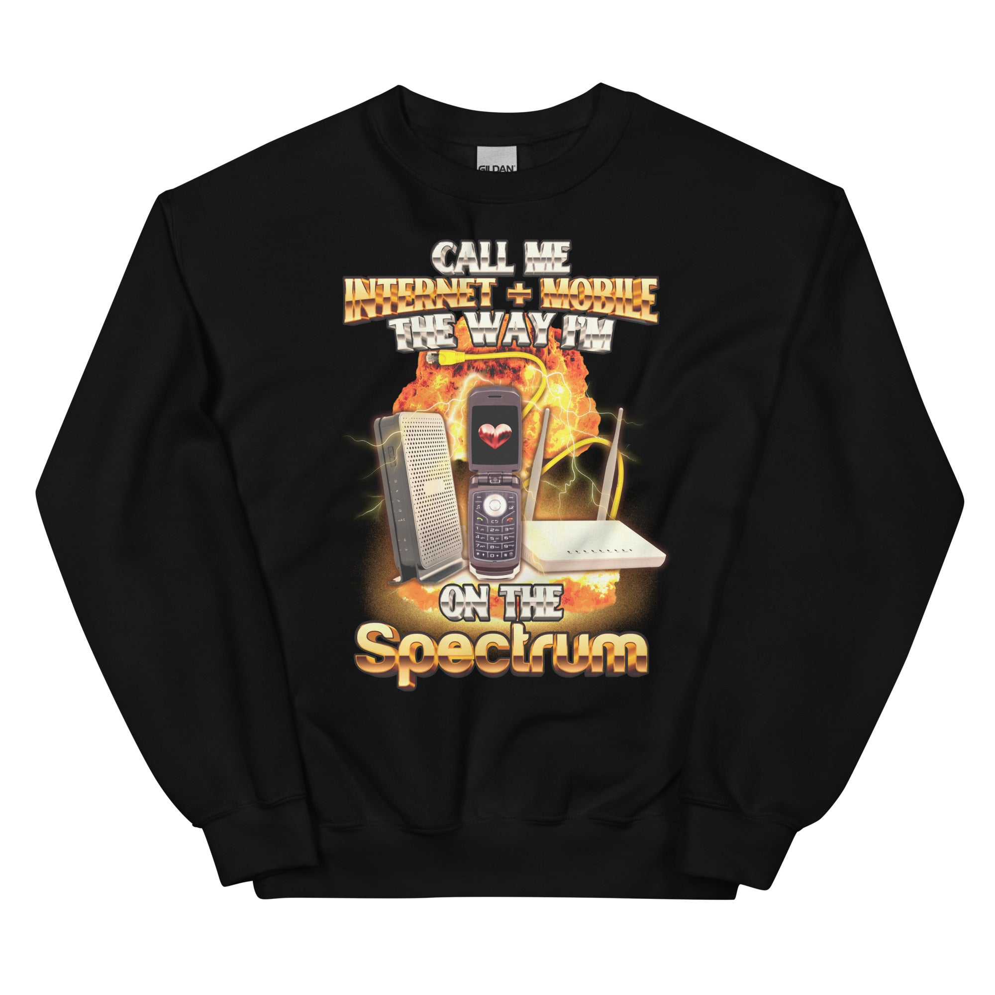 Call Me Internet + Mobile Unisex Sweatshirt