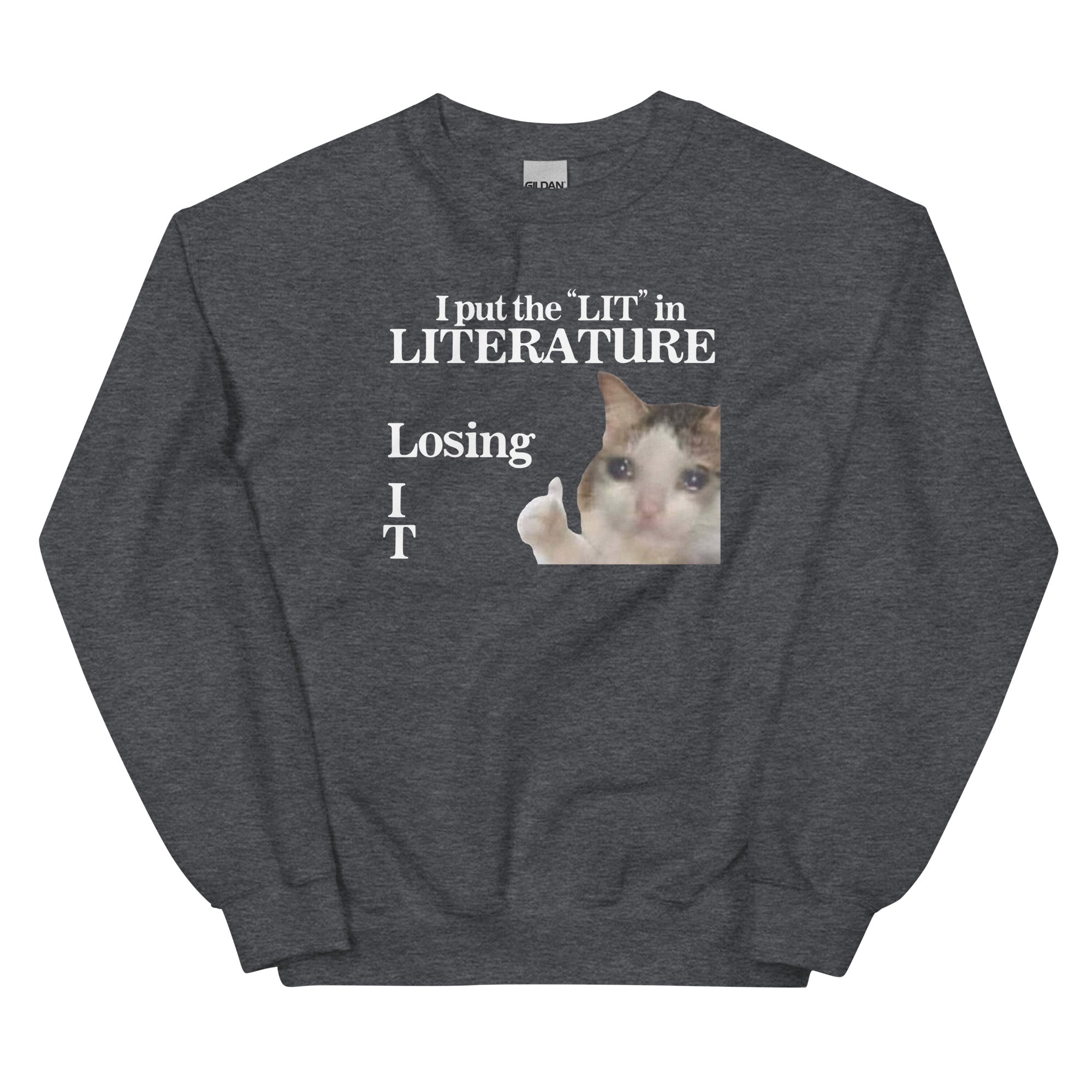 I Put the LIT in LITerature Unisex Sweatshirt