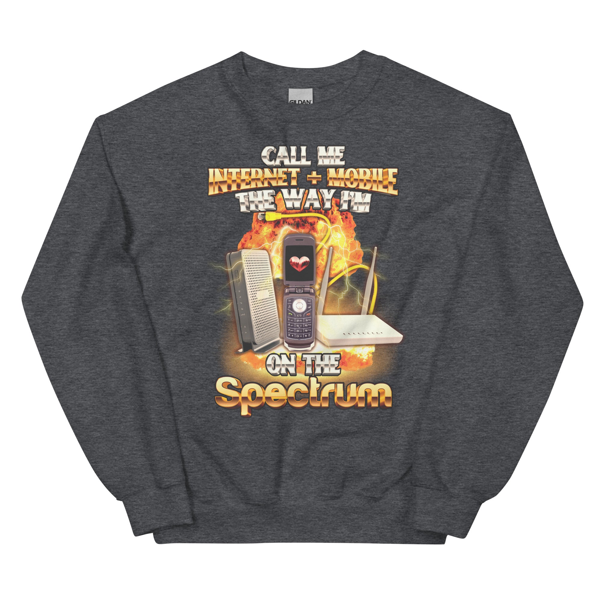 Call Me Internet + Mobile Unisex Sweatshirt