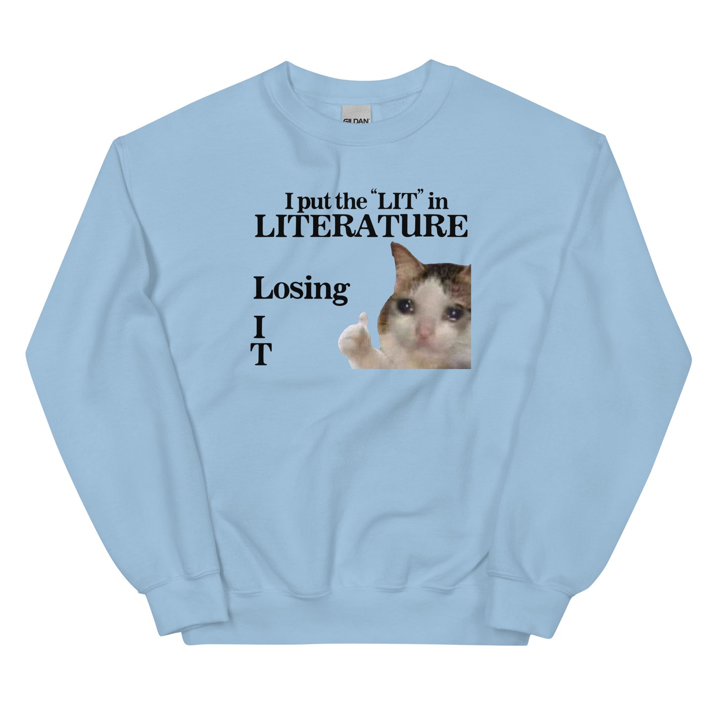 I Put the LIT in LITerature Unisex Sweatshirt