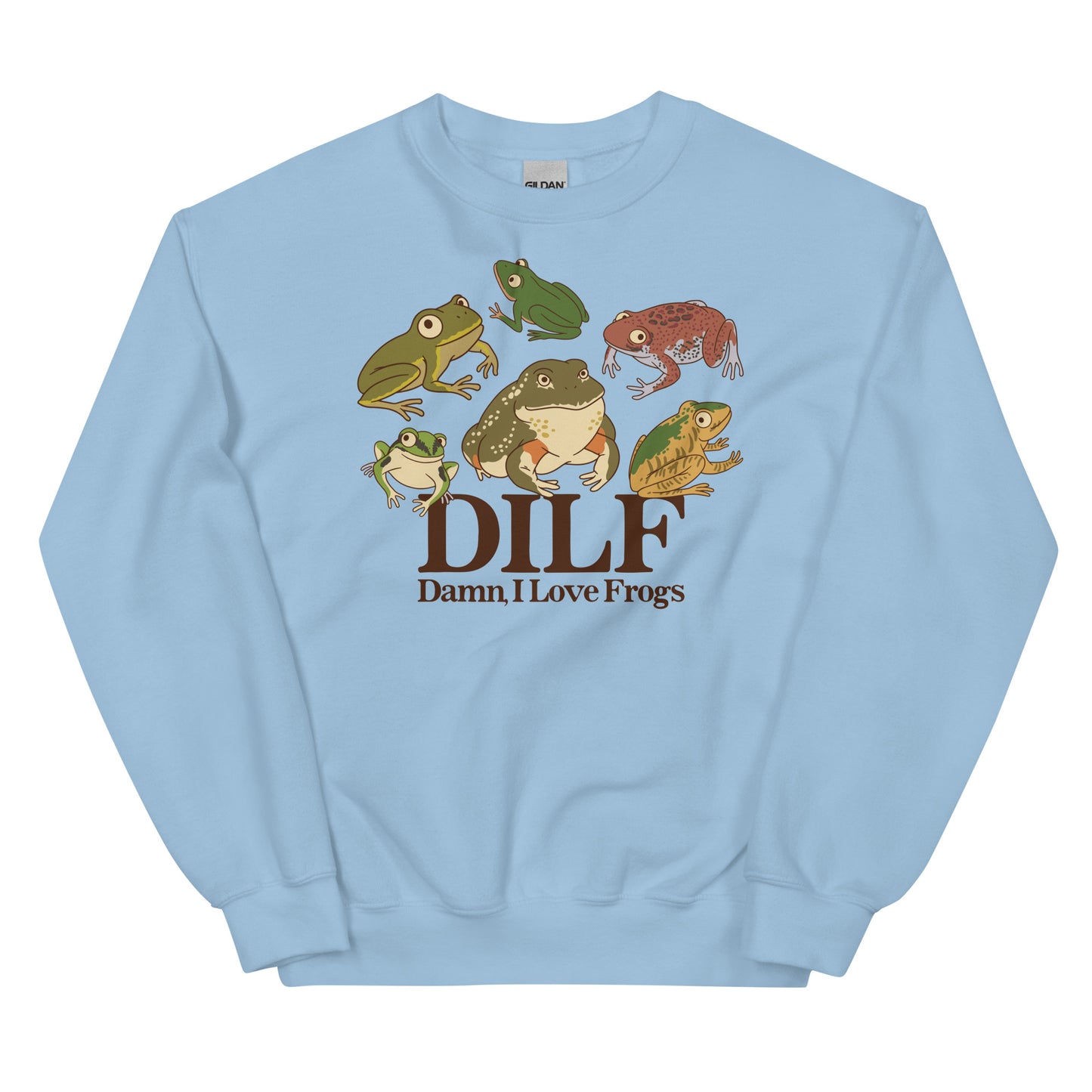 DILF (Damn, I Love Frogs) Unisex Sweatshirt