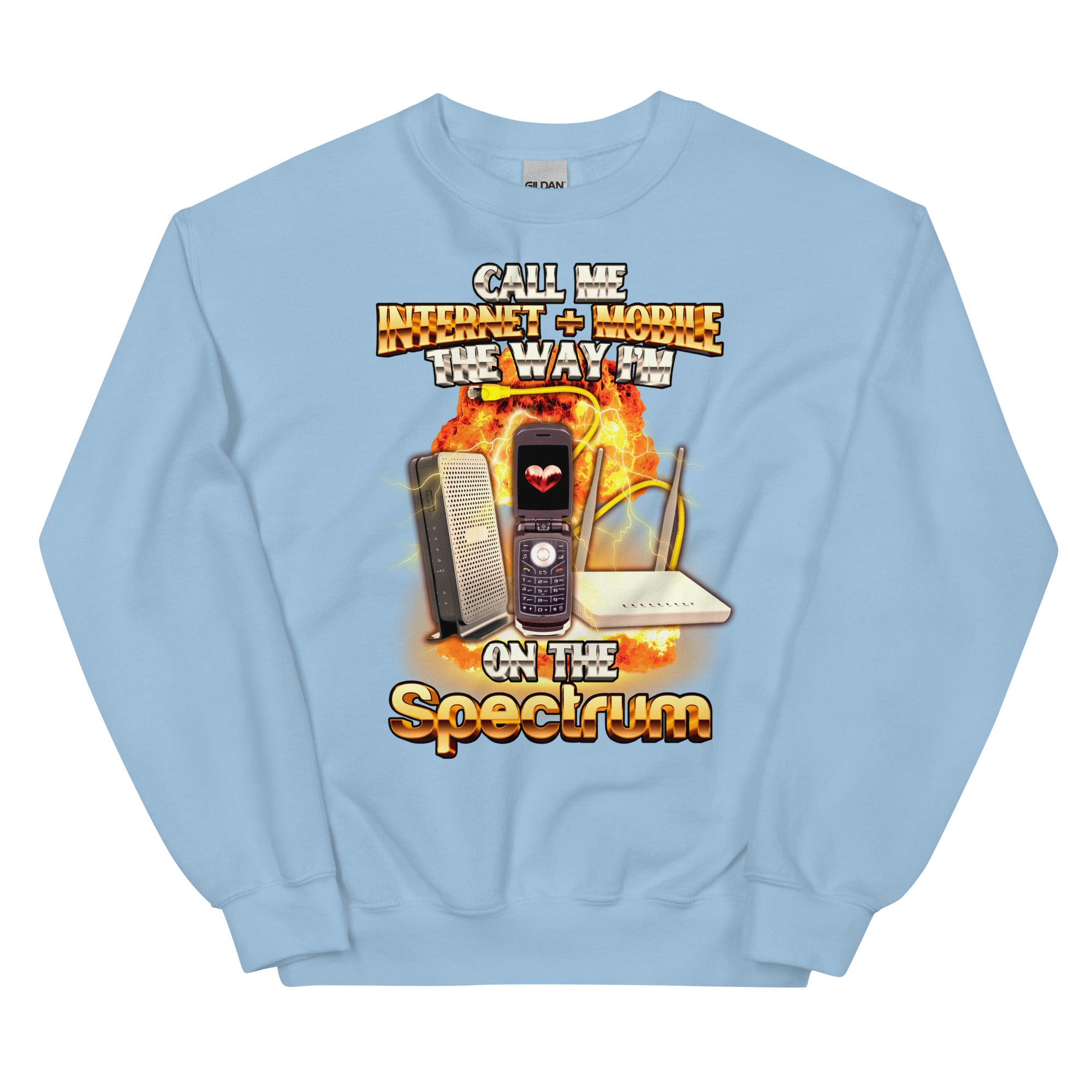 Call Me Internet + Mobile Unisex Sweatshirt