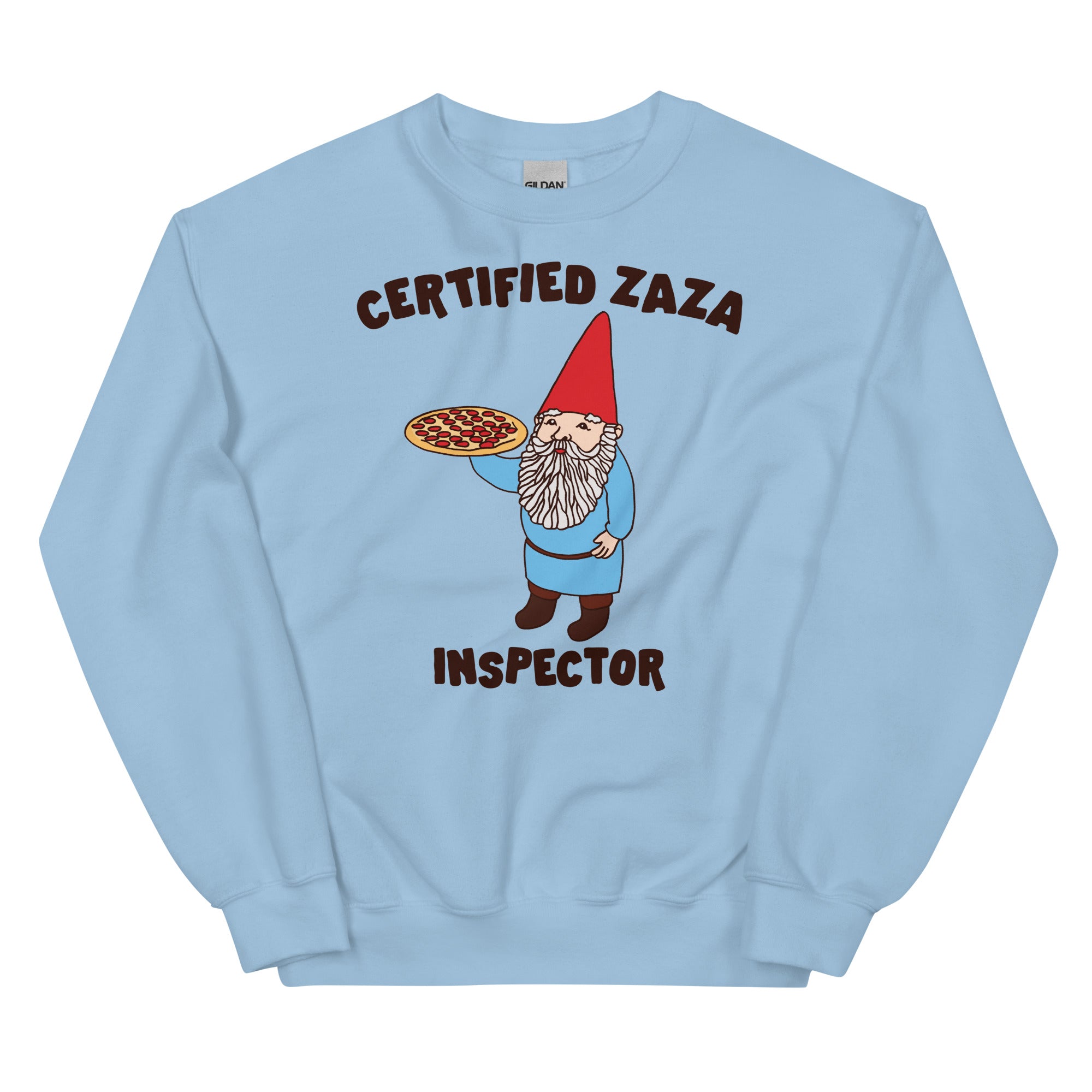 Certified Zaza Inspector (Gnome) Unisex Sweatshirt