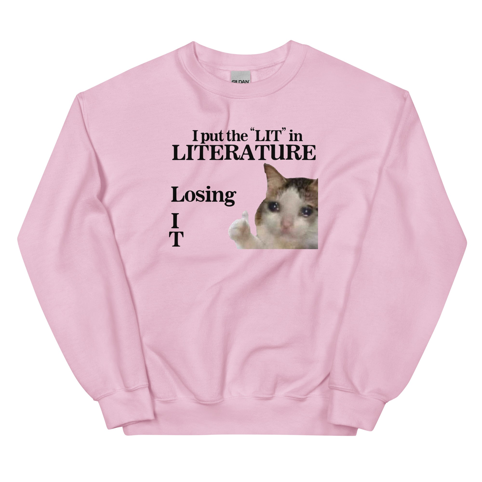 I Put the LIT in LITerature Unisex Sweatshirt