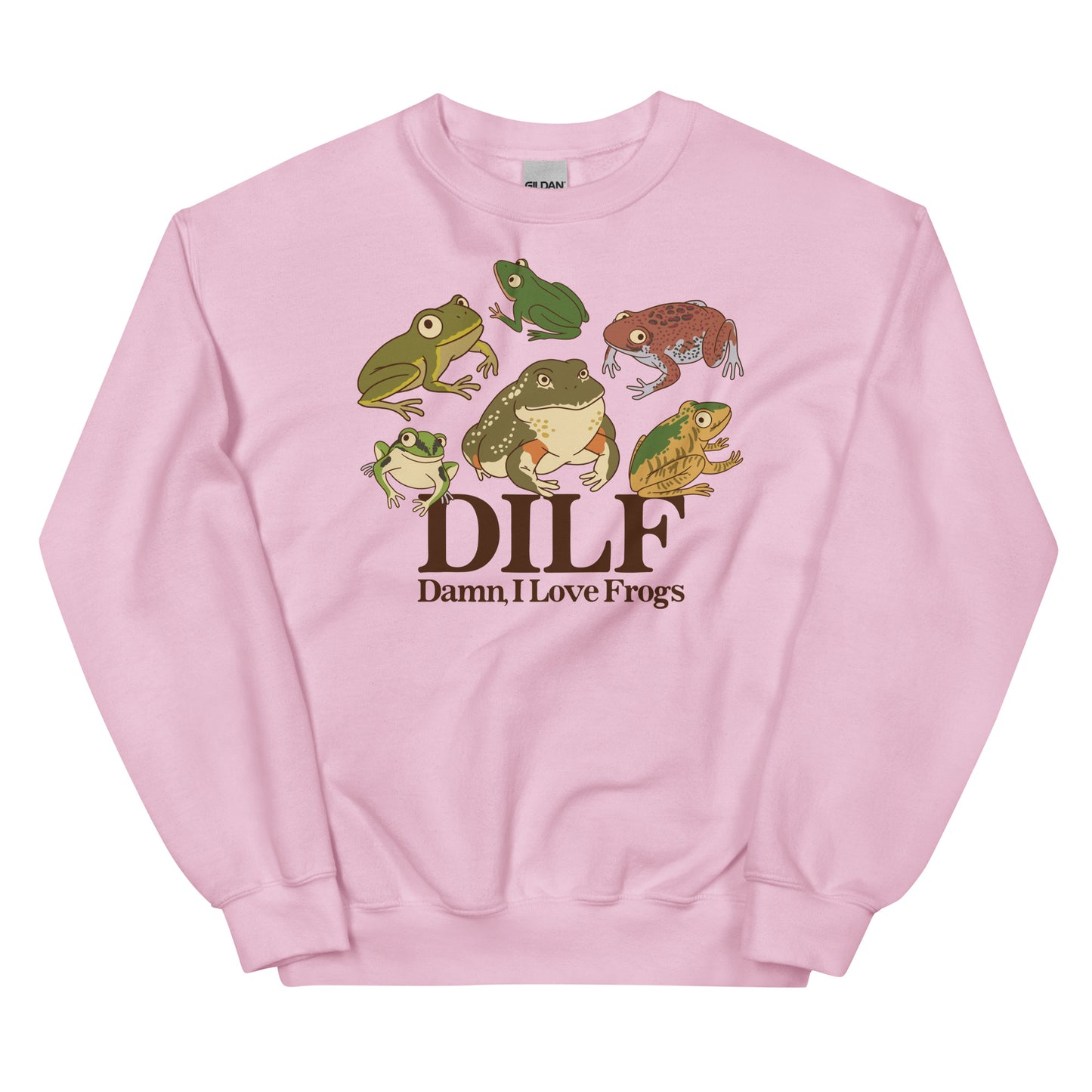 DILF (Damn, I Love Frogs) Unisex Sweatshirt