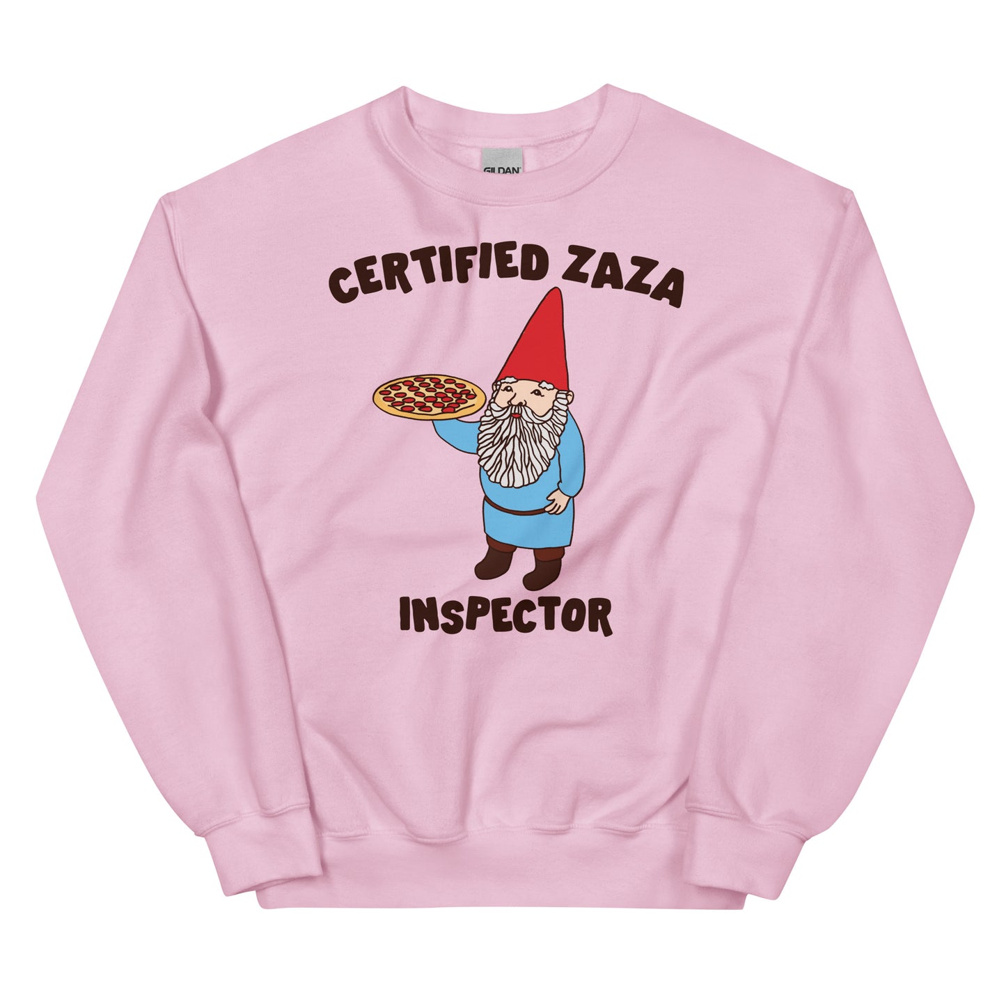 Certified Zaza Inspector (Gnome) Unisex Sweatshirt