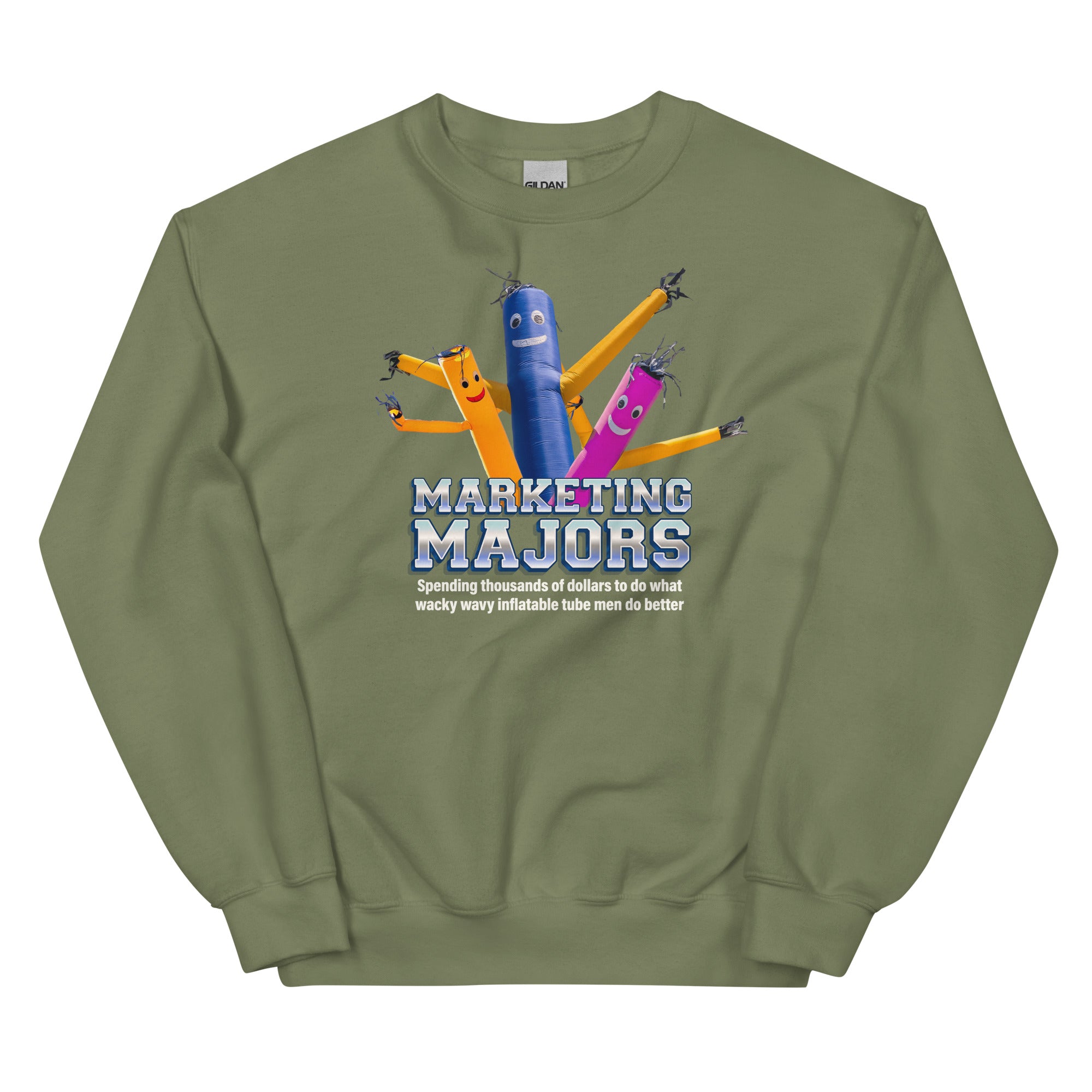 Marketing Majors (Wacky Wavy Inflatable Tube Men) Unisex Sweatshirt