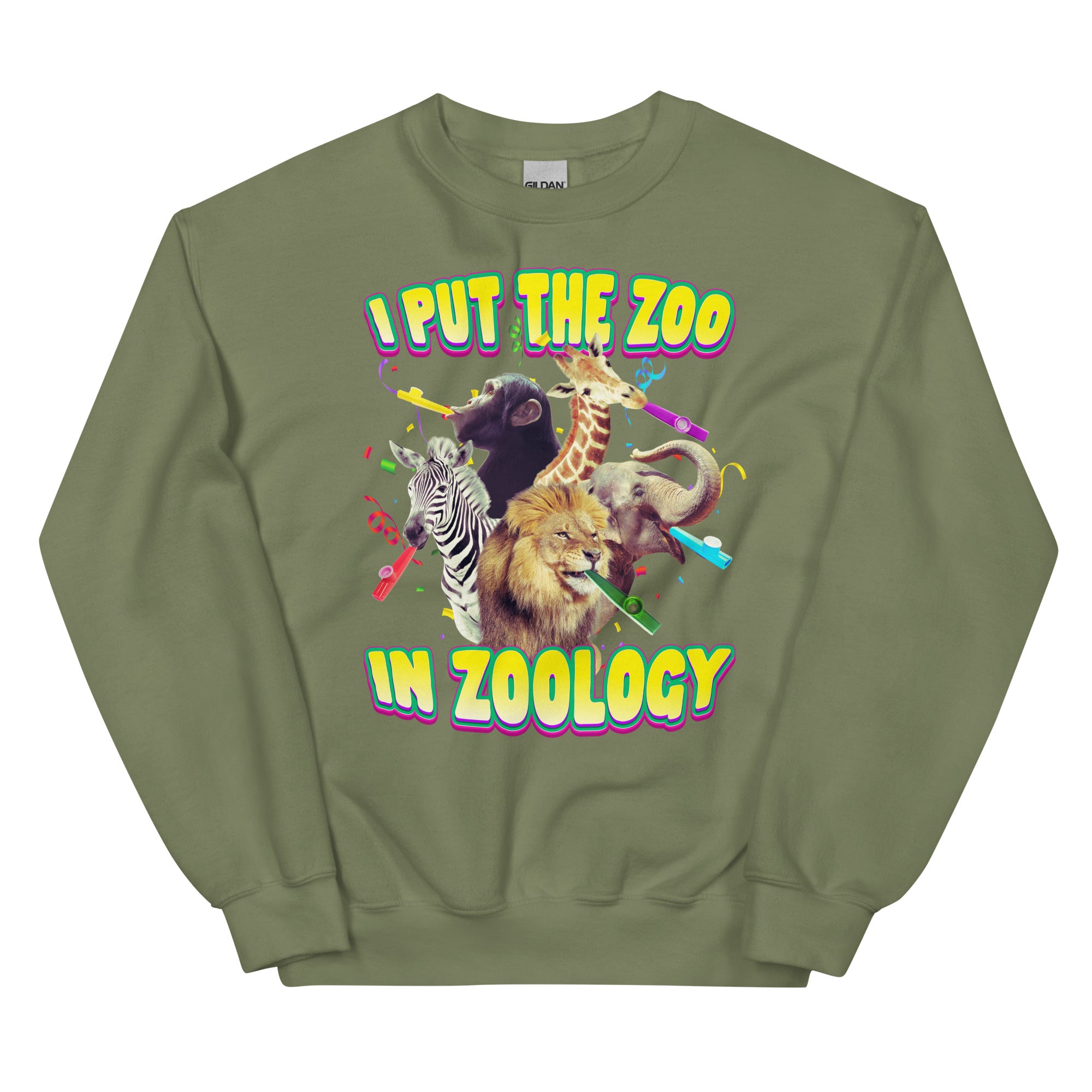 I Put the Zoo in Zoology (Kazoo) Unisex Sweatshirt