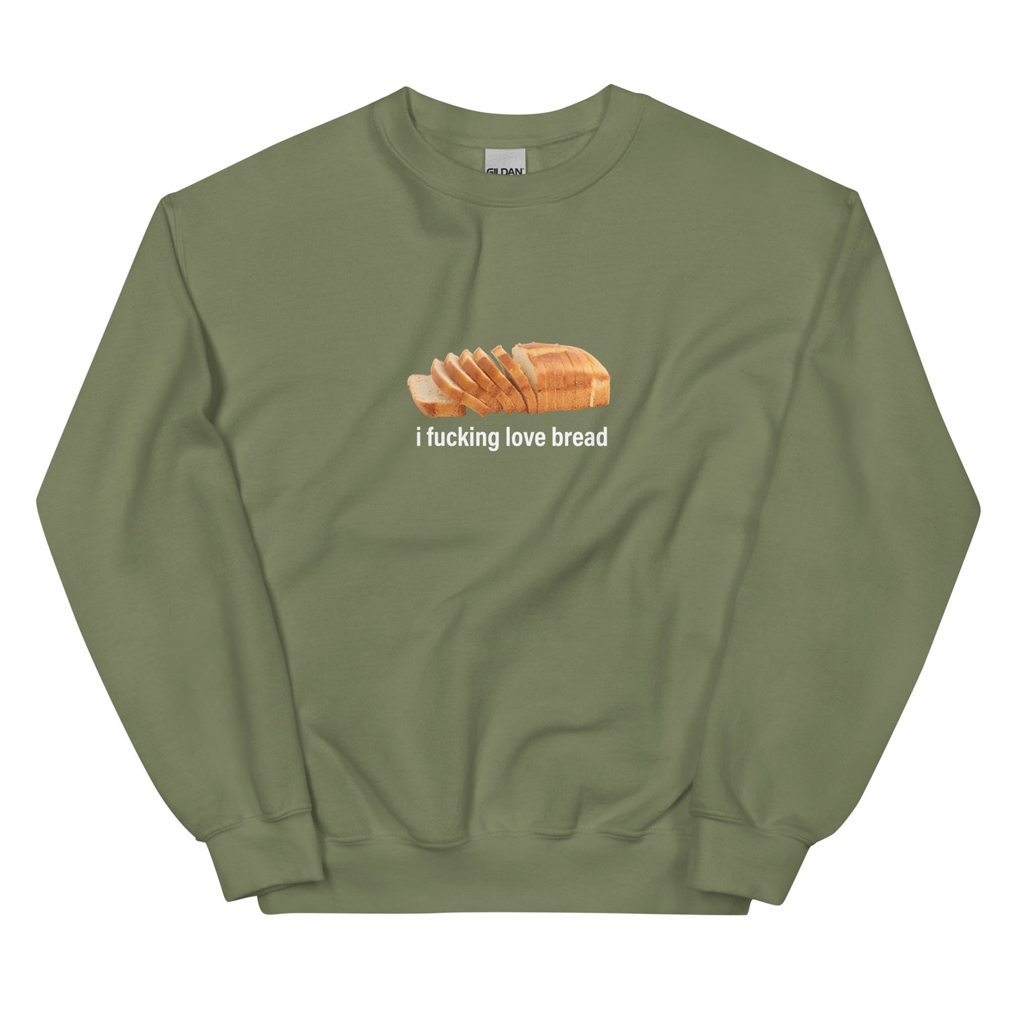 I Fucking Love Bread (Simple) Unisex Sweatshirt