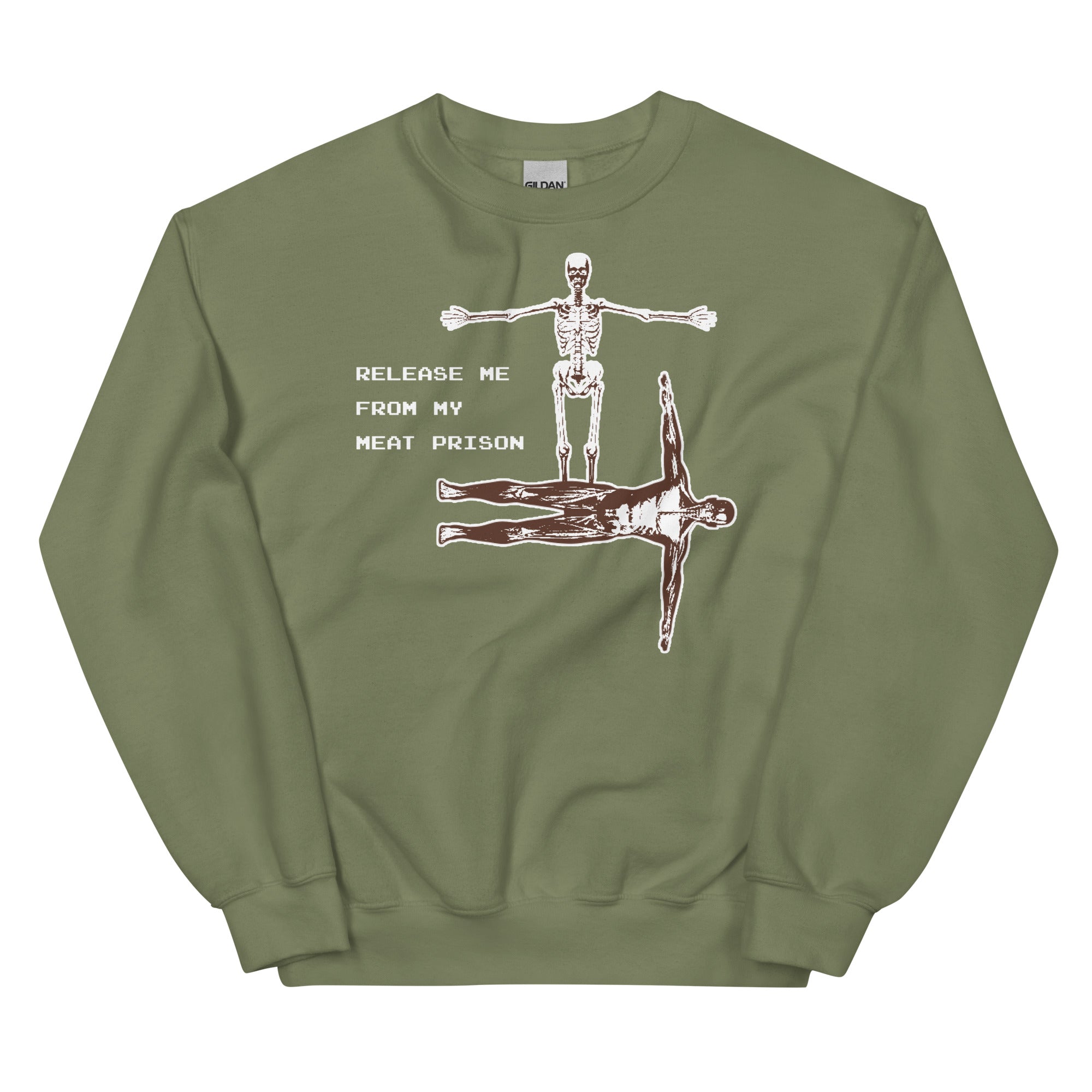 Release Me From My Meat Prison Unisex Sweatshirt