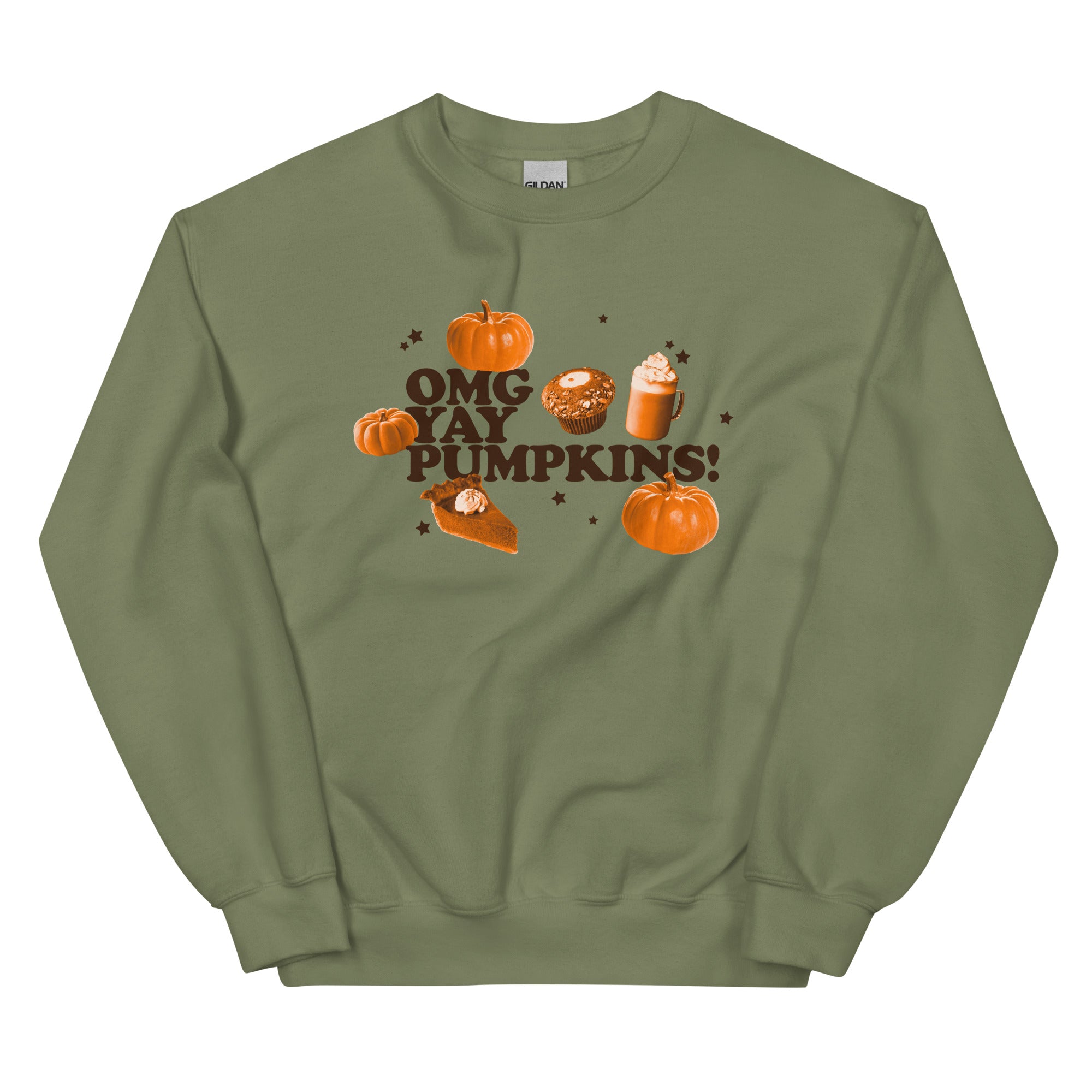 OMG YAY PUMPKINS Unisex Sweatshirt