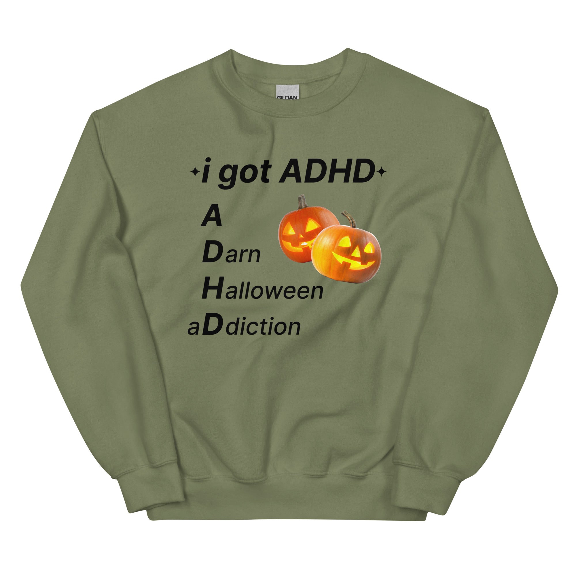 ADHD (A Darn Halloween aDdiction) Unisex Sweatshirt