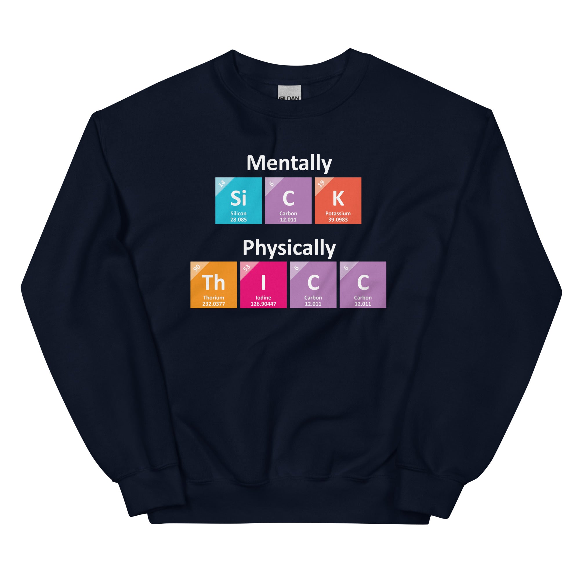 Mentally SiCK Physically ThICC Unisex Sweatshirt