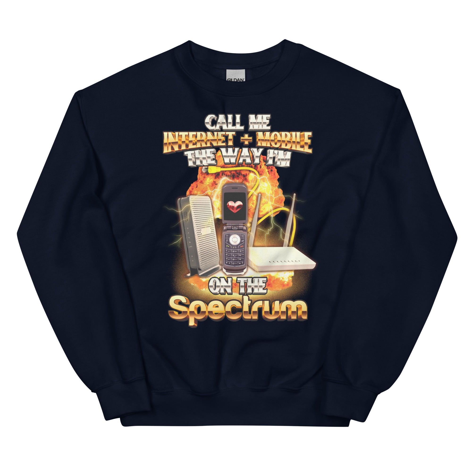 Call Me Internet + Mobile Unisex Sweatshirt