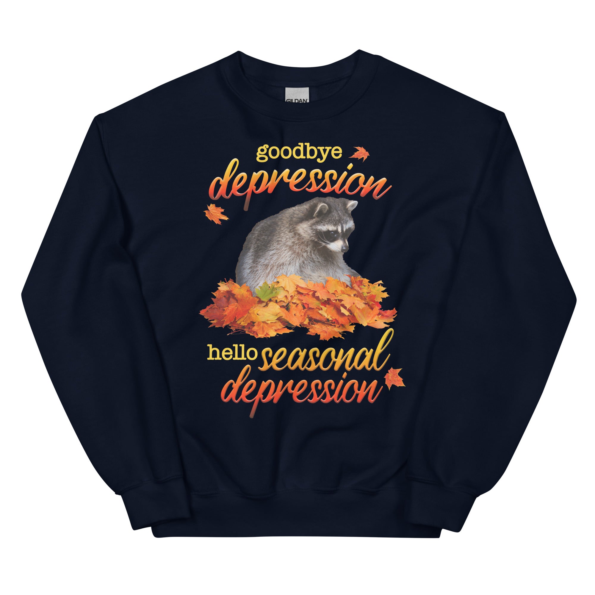 Goodbye Depression Hello Seasonal Depression Unisex Sweatshirt