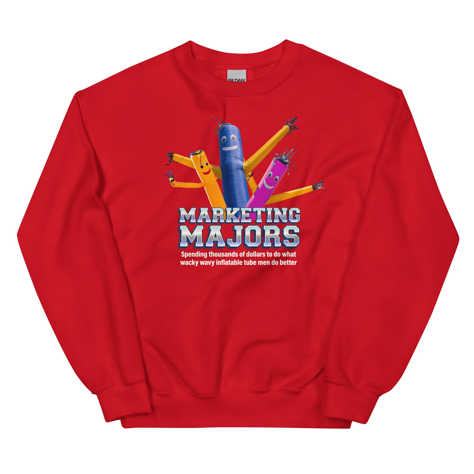 Marketing Majors (Wacky Wavy Inflatable Tube Men) Unisex Sweatshirt