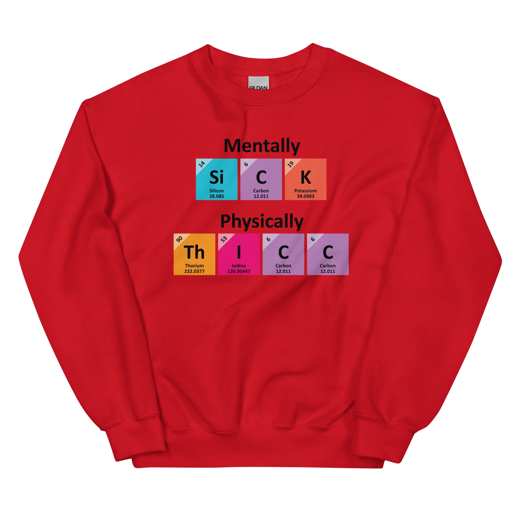 Mentally SiCK Physically ThICC Unisex Sweatshirt