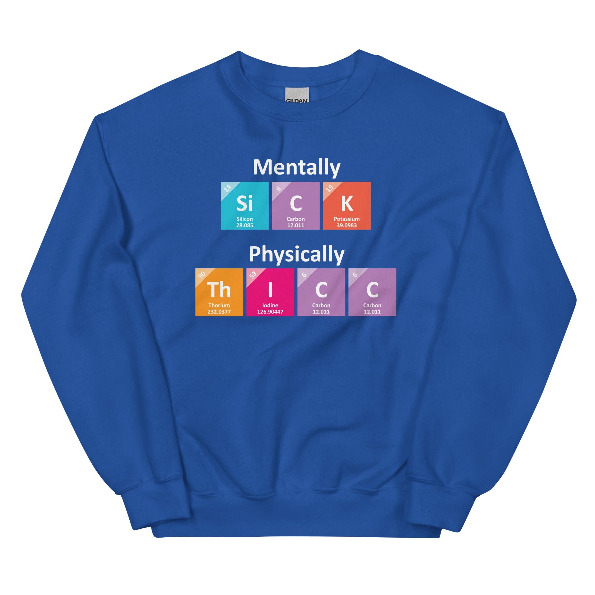 Mentally SiCK Physically ThICC Unisex Sweatshirt