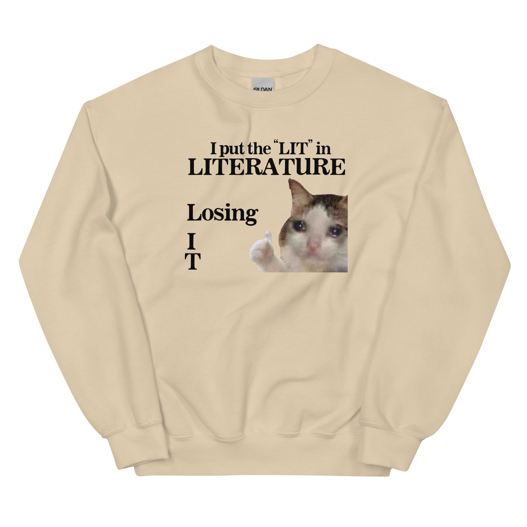 I Put the LIT in LITerature Unisex Sweatshirt