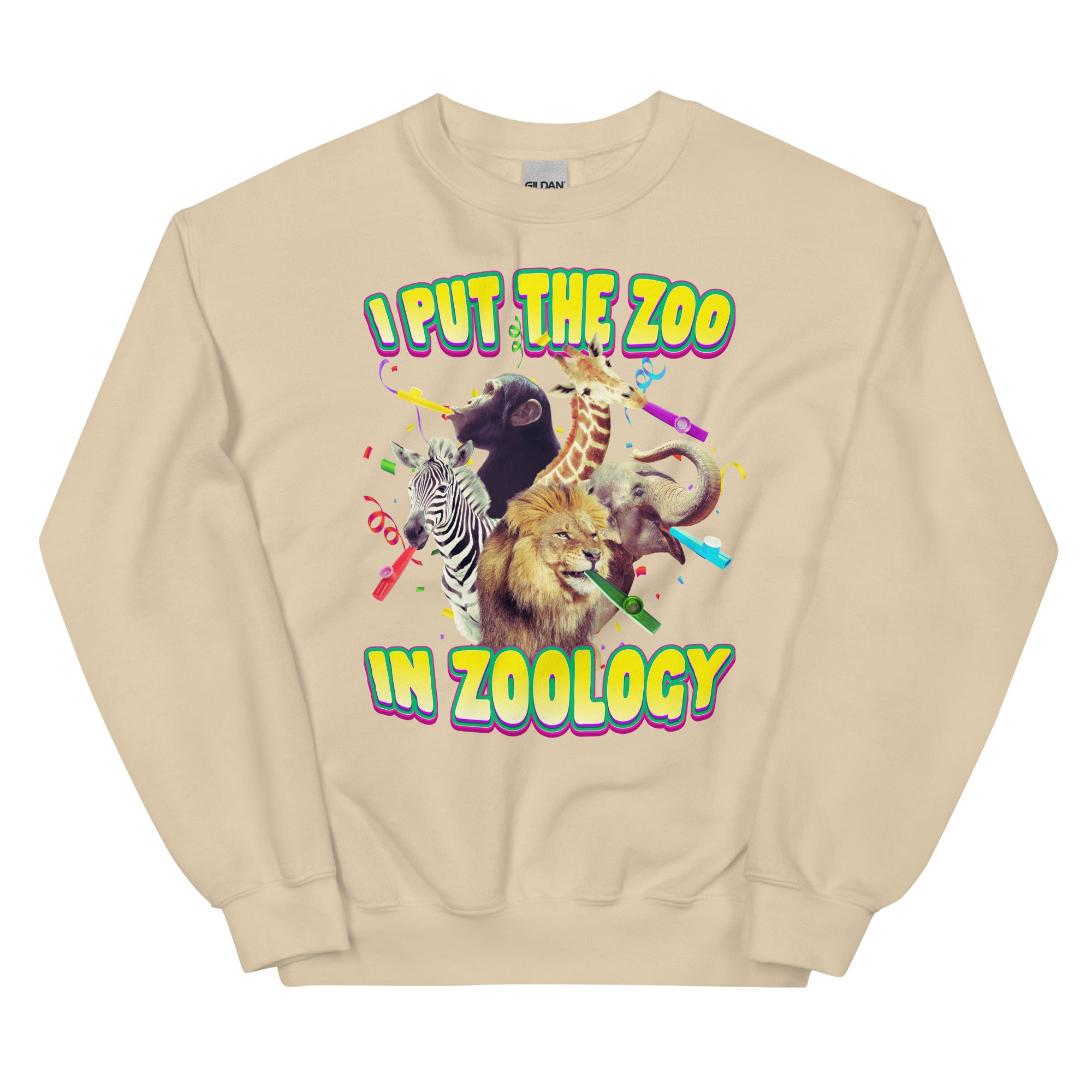 I Put the Zoo in Zoology (Kazoo) Unisex Sweatshirt