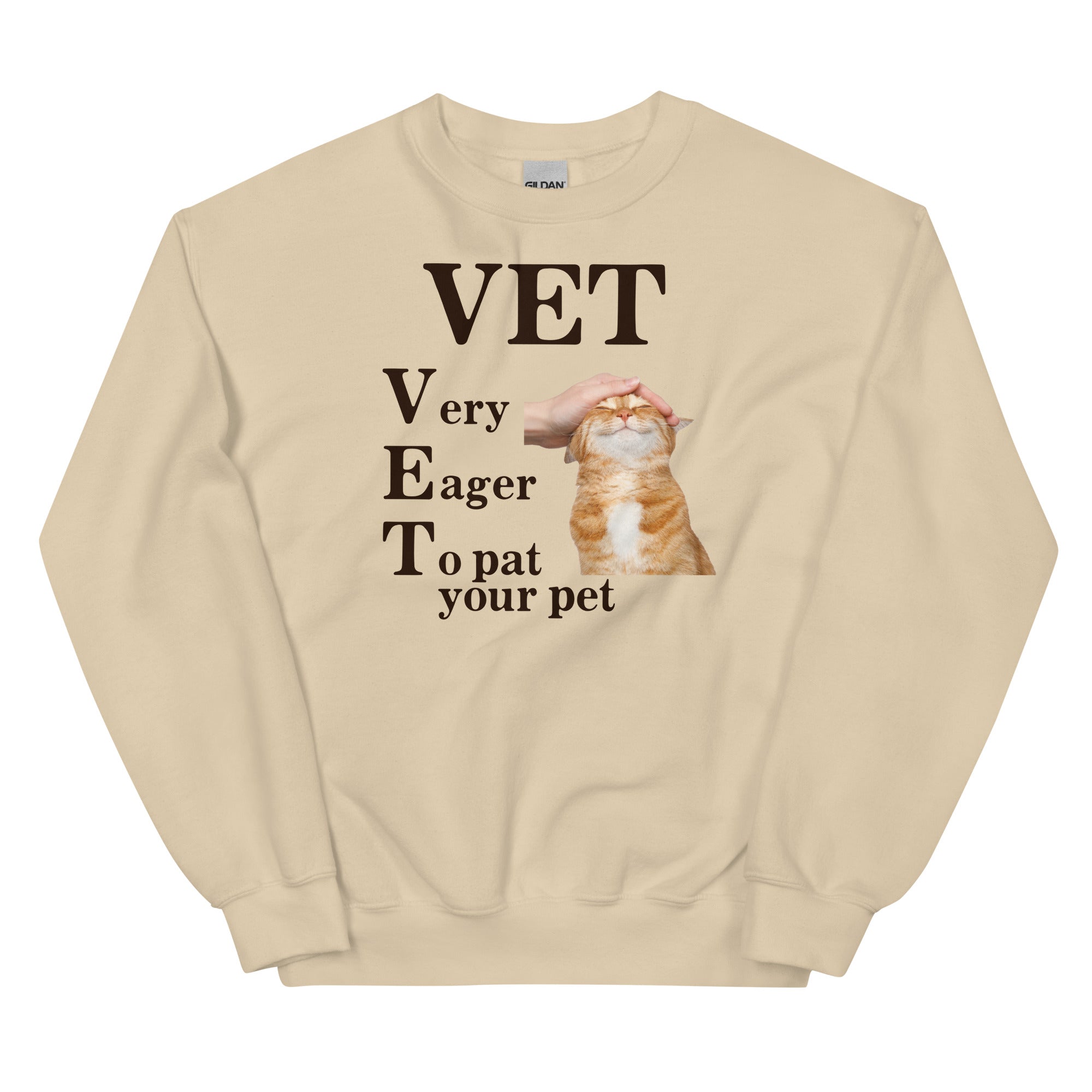 VET (Very Eager to Pat) Unisex Sweatshirt