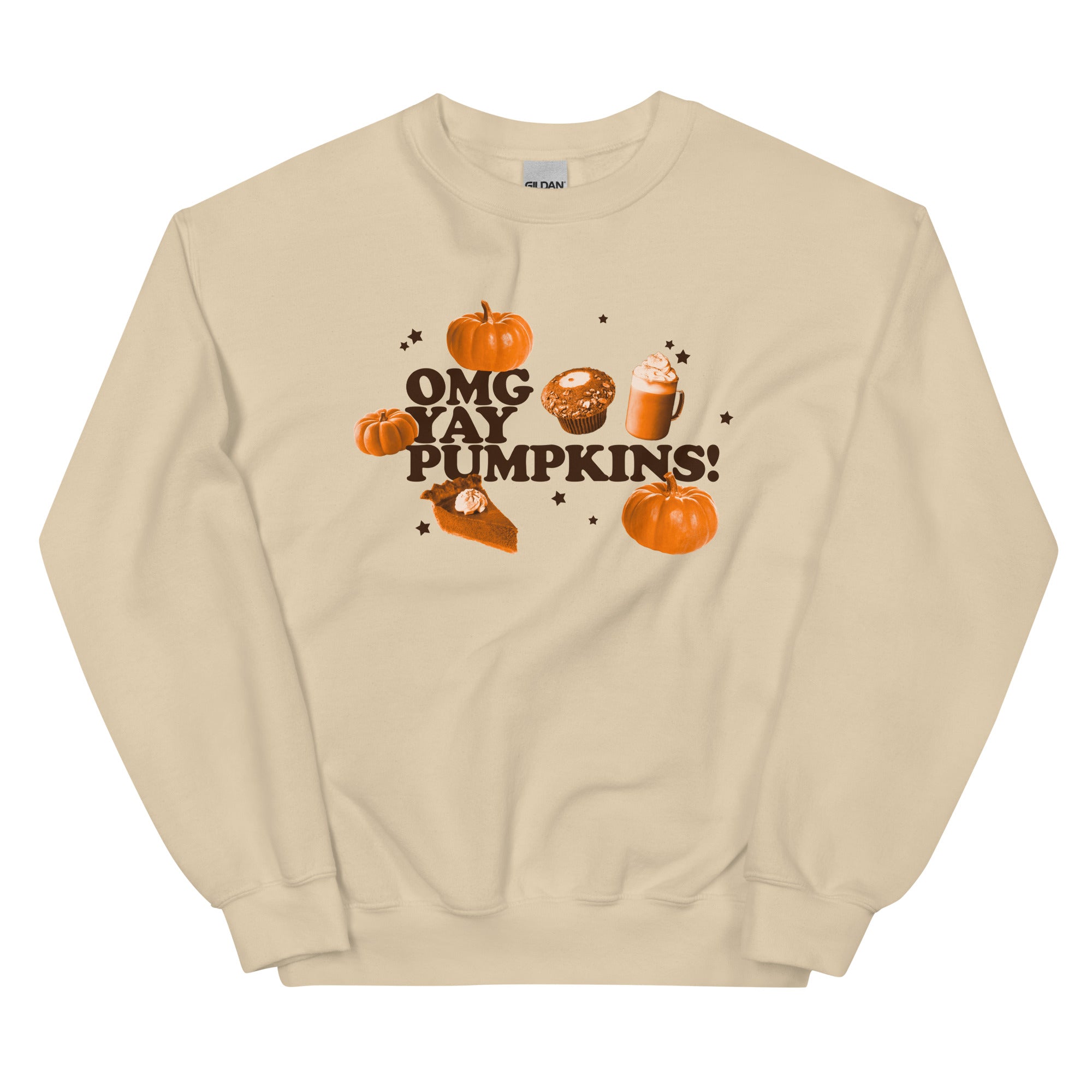 OMG YAY PUMPKINS Unisex Sweatshirt