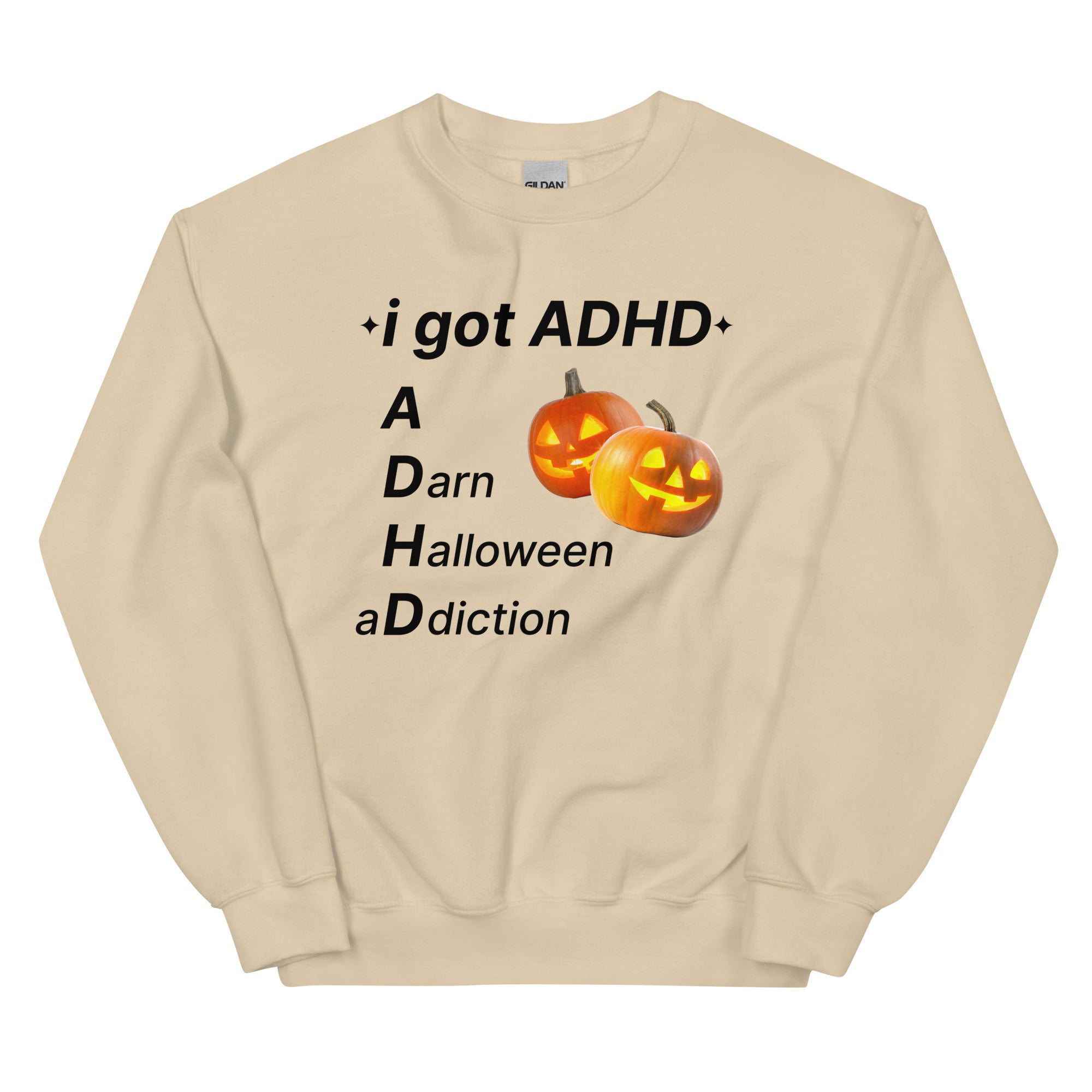 ADHD (A Darn Halloween aDdiction) Unisex Sweatshirt