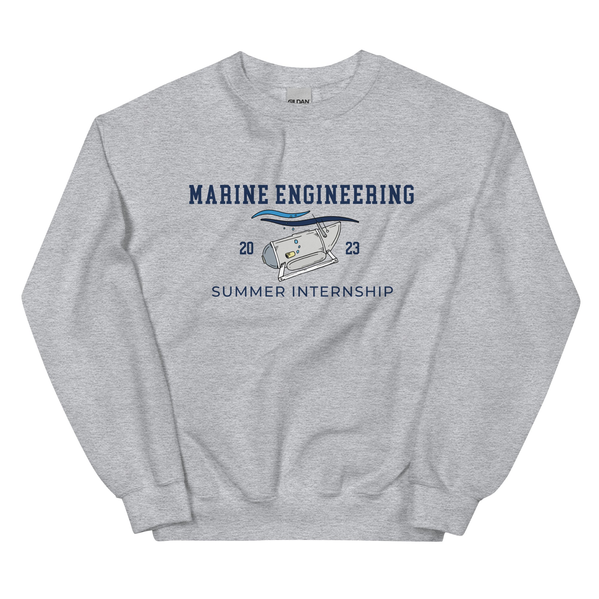 Marine Engineering Summer Internship Unisex Sweatshirt