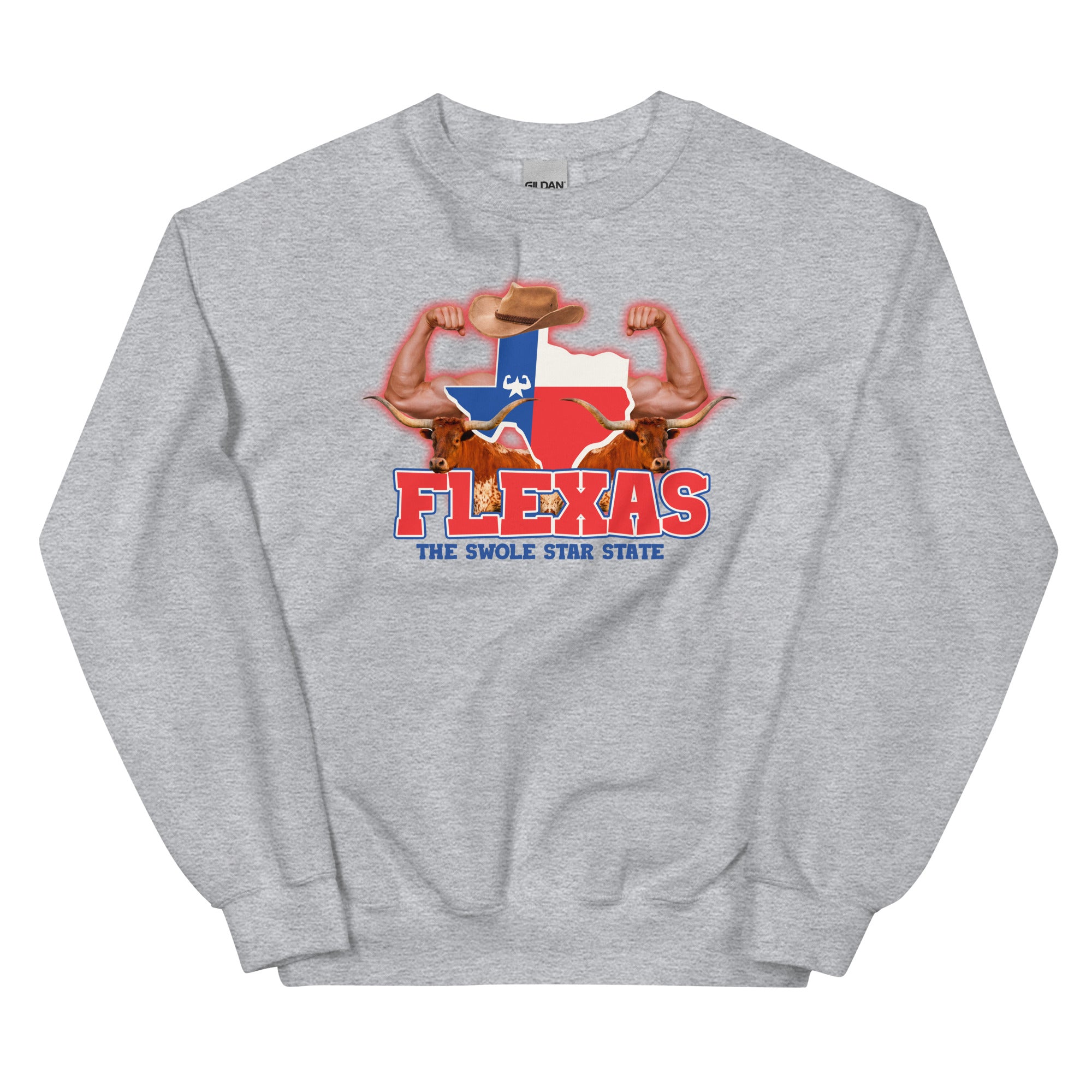 Flexas (The Swole Star State) Unisex Sweatshirt