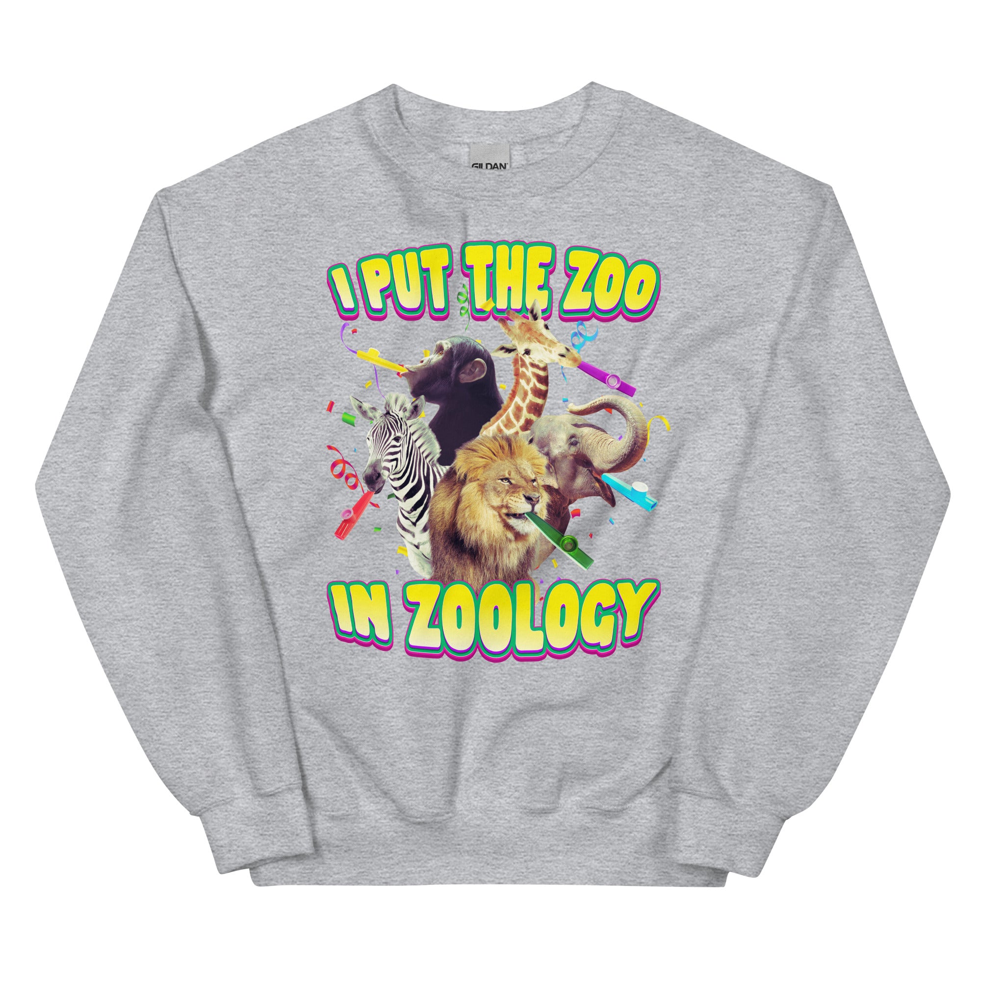 I Put the Zoo in Zoology (Kazoo) Unisex Sweatshirt