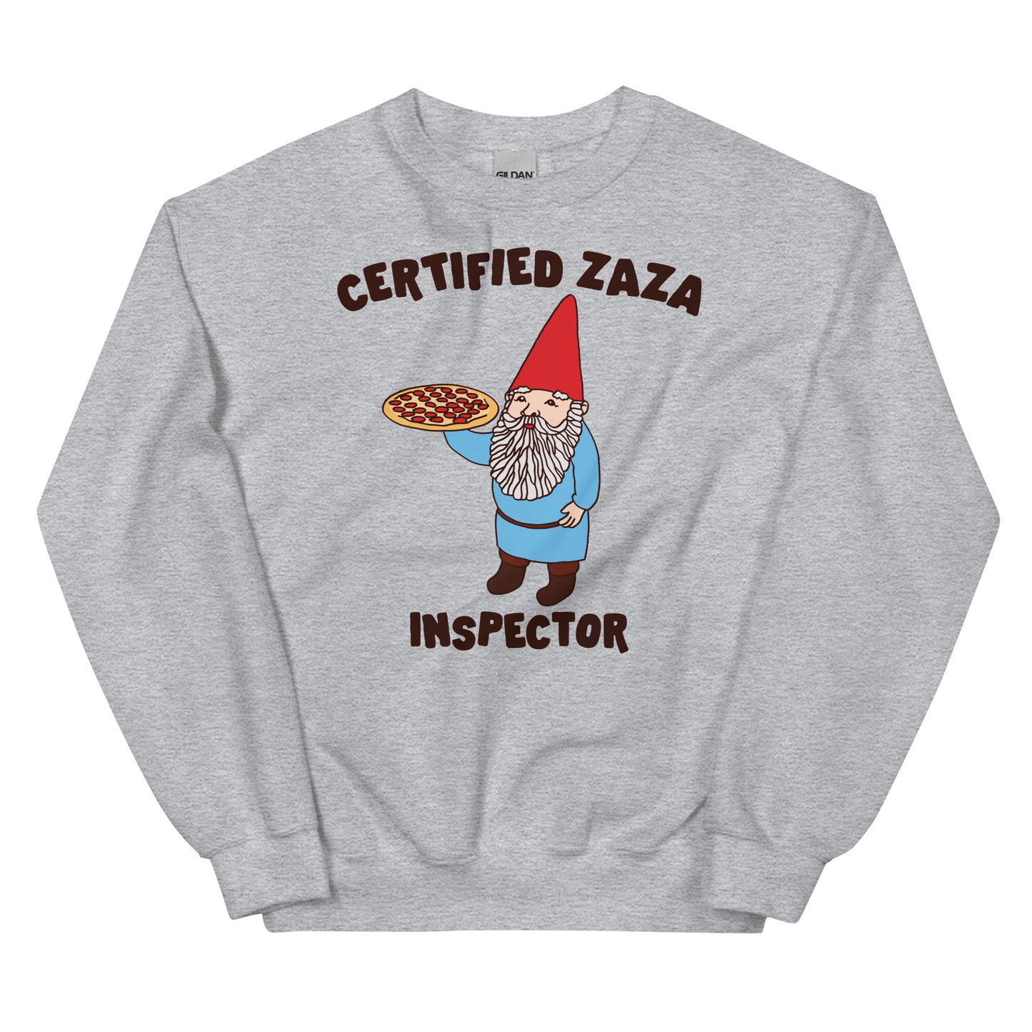Certified Zaza Inspector (Gnome) Unisex Sweatshirt