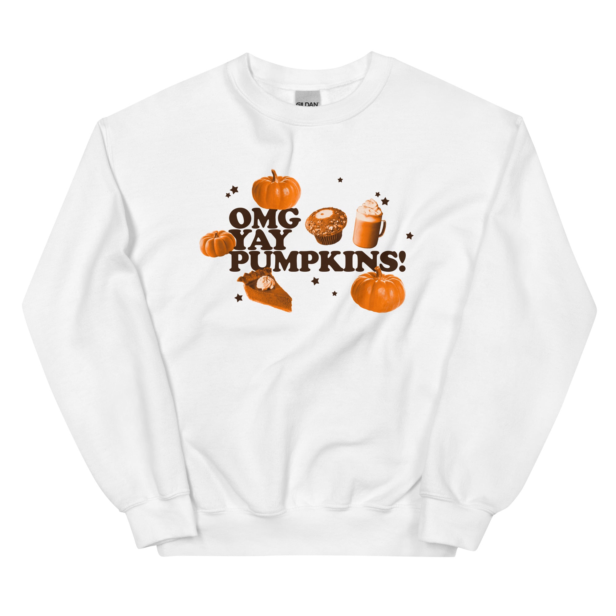 OMG YAY PUMPKINS Unisex Sweatshirt