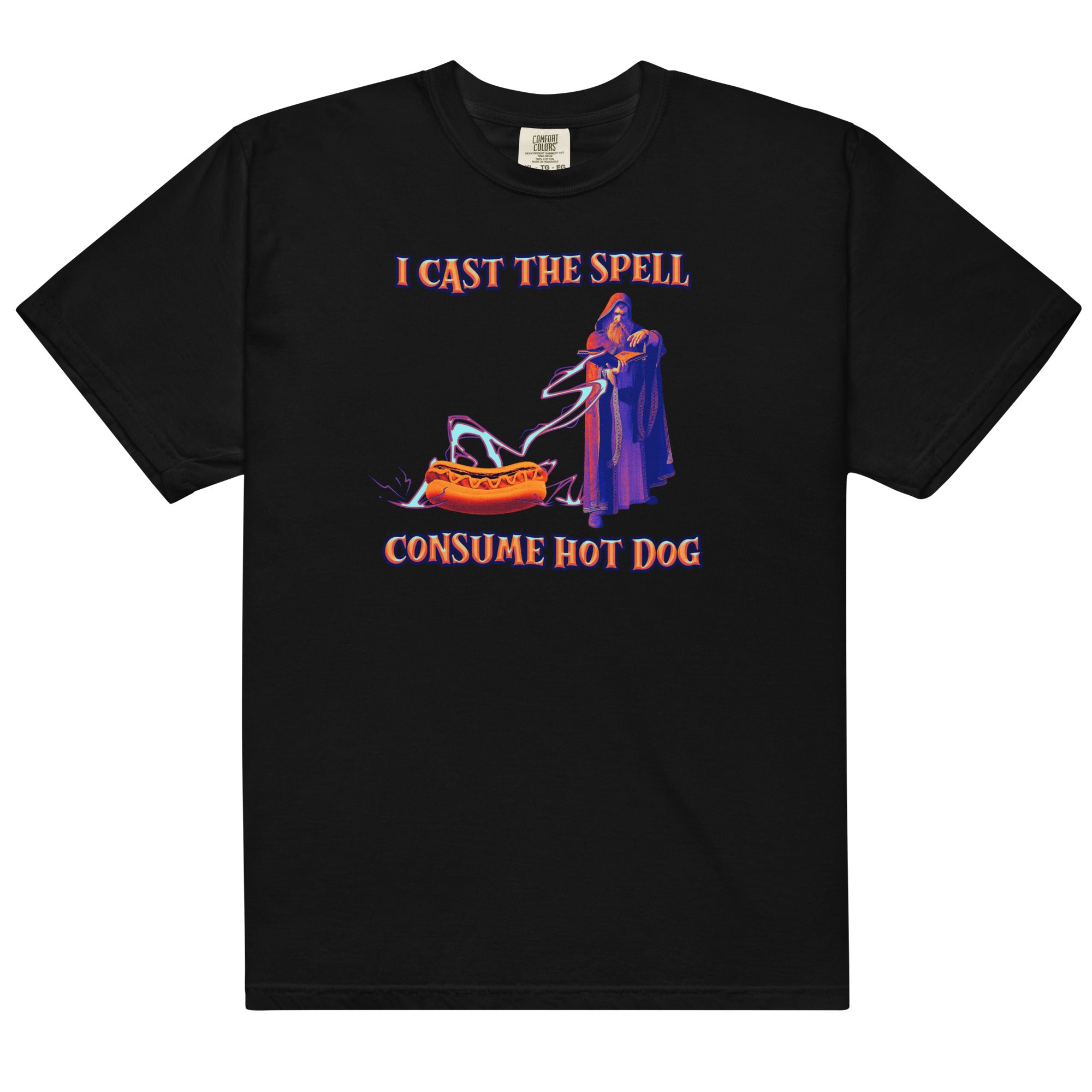 I Cast the Spell Consume Hot Dog Unisex t-shirt