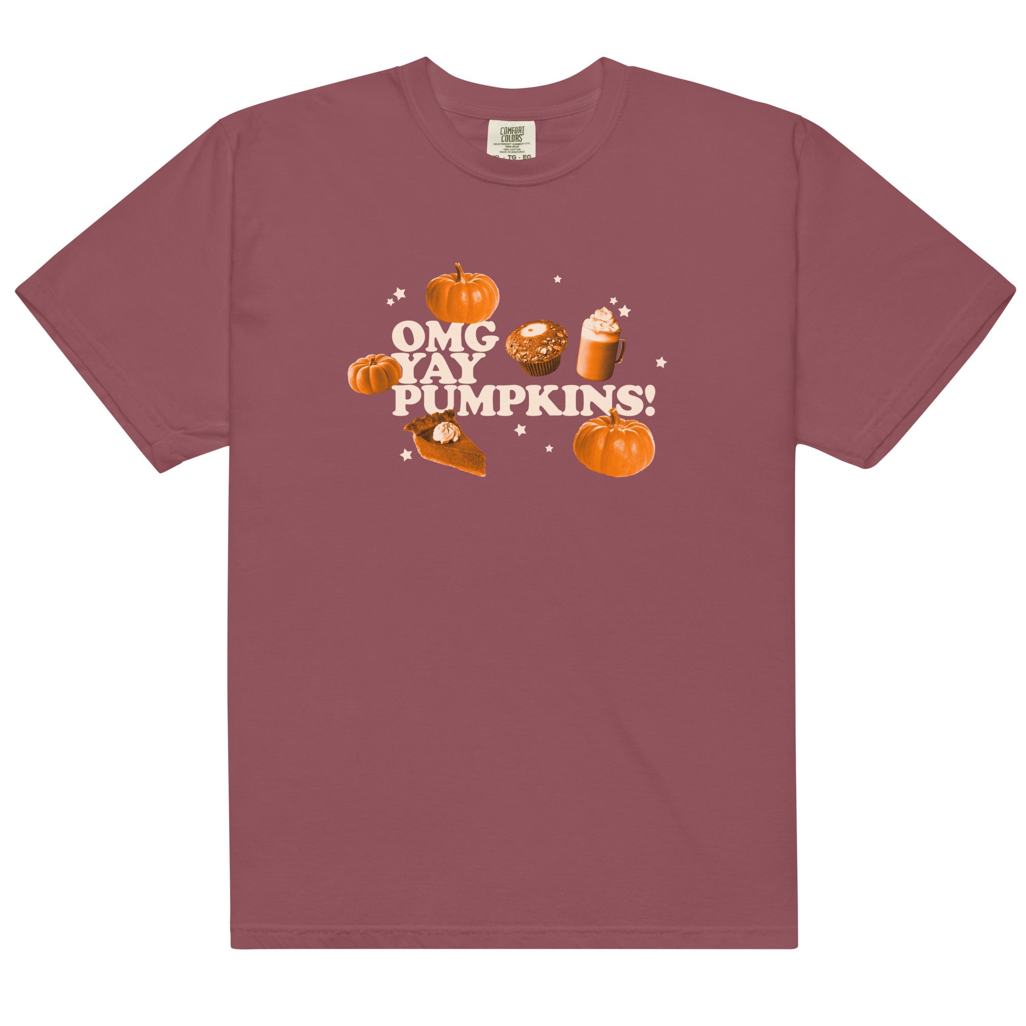 OMG YAY PUMPKINS Unisex t-shirt