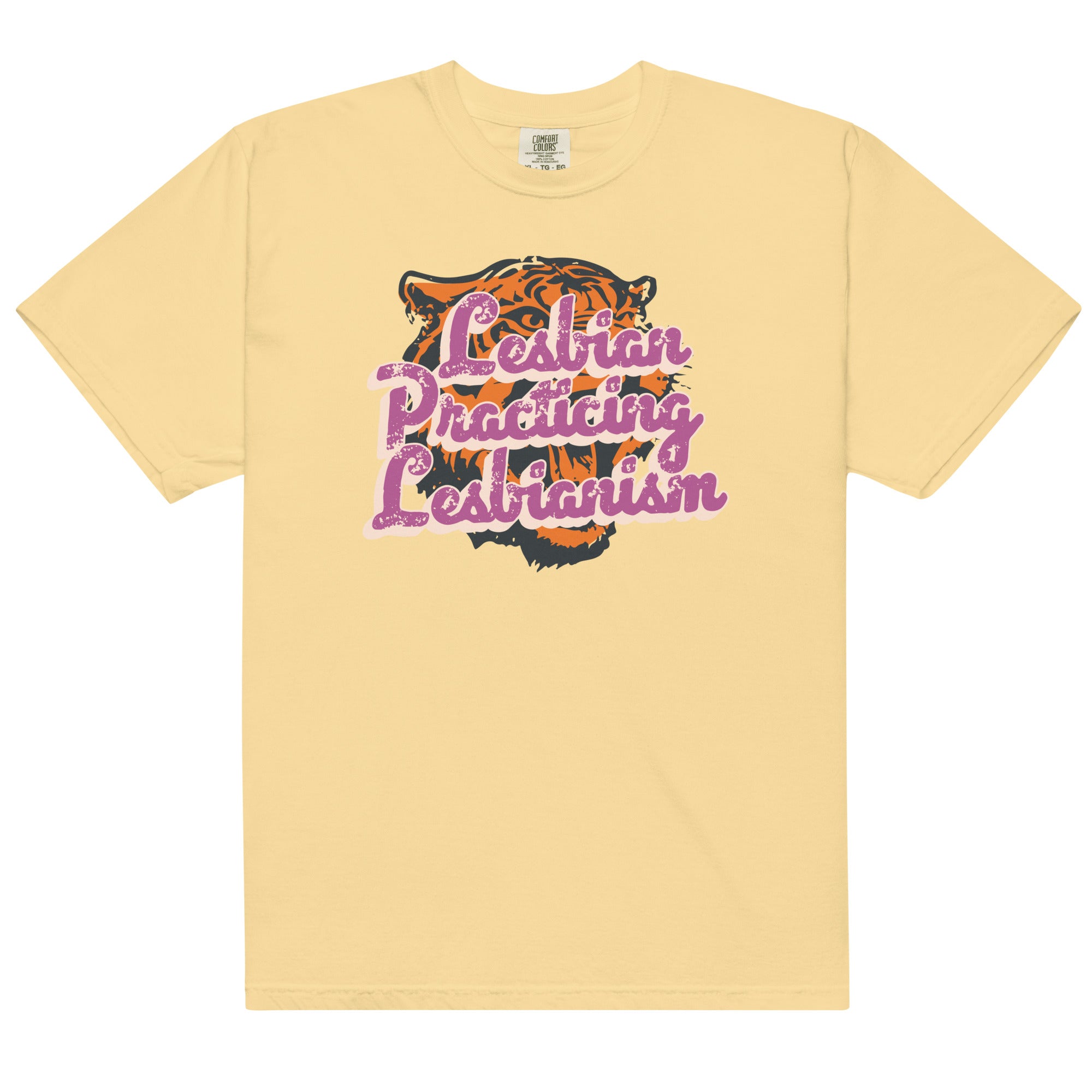 Lesbian Practicing Lesbianism (Tiger) Unisex t-shirt