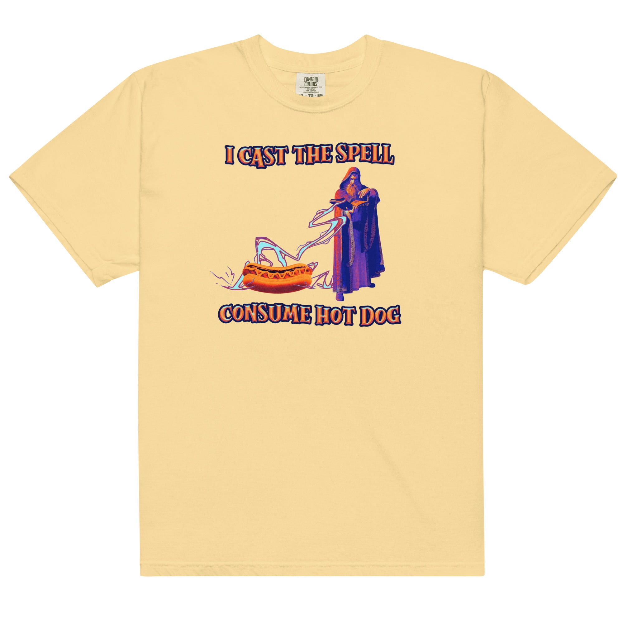 I Cast the Spell Consume Hot Dog Unisex t-shirt