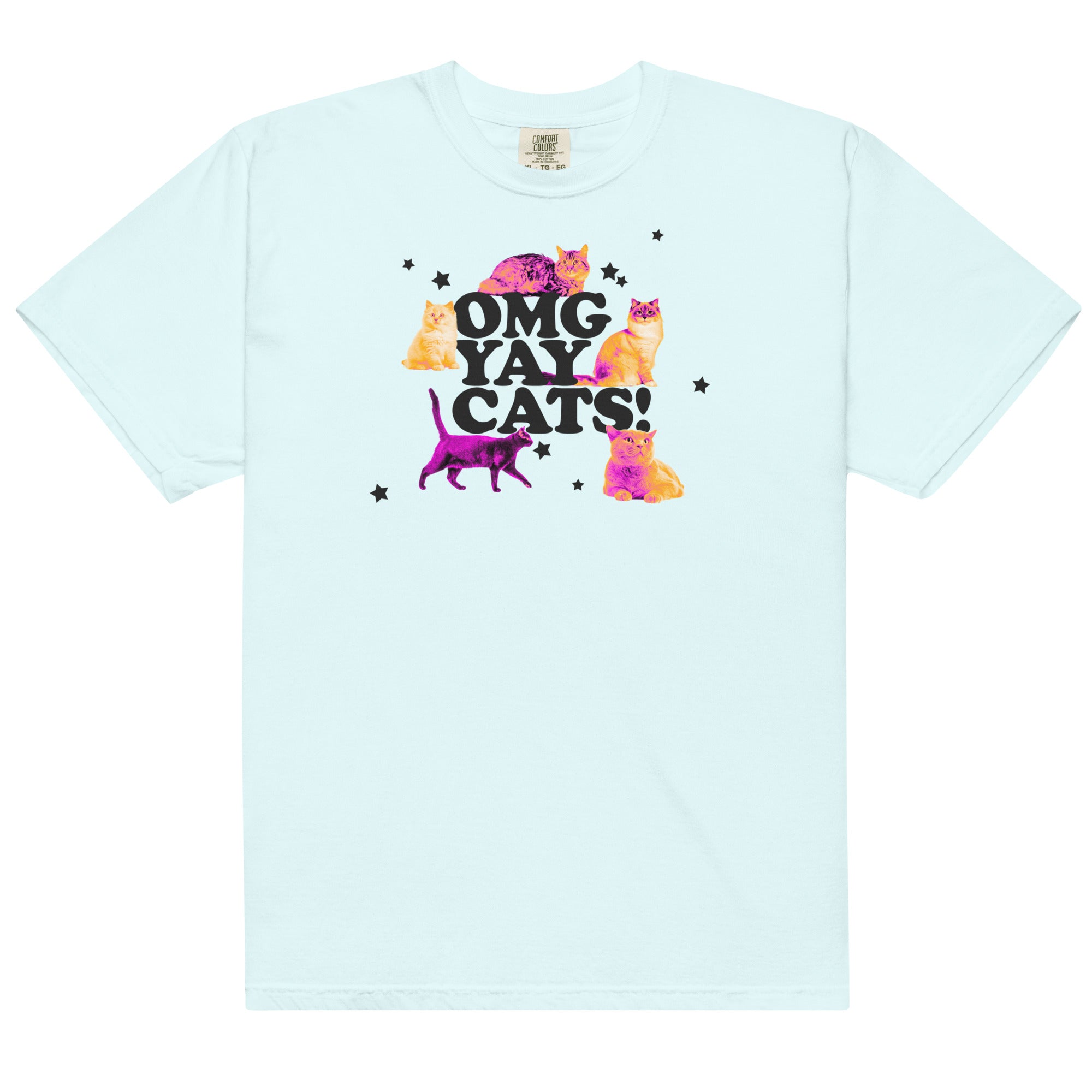 OMG YAY CATS Unisex t-shirt