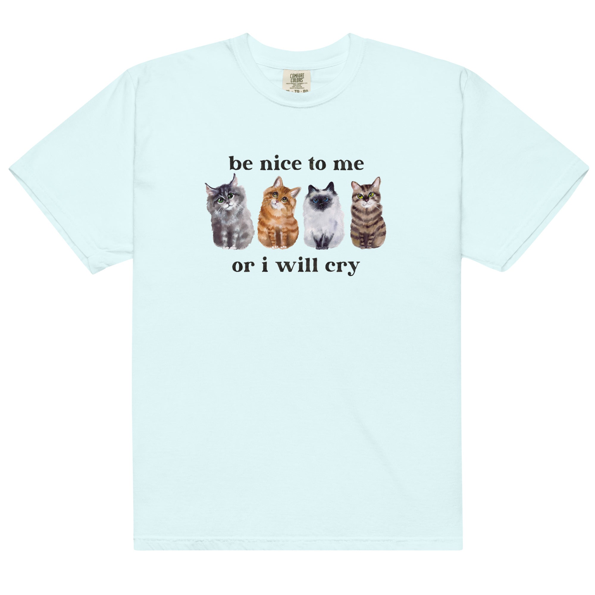 Be Nice to Me Or I Will Cry Unisex t-shirt