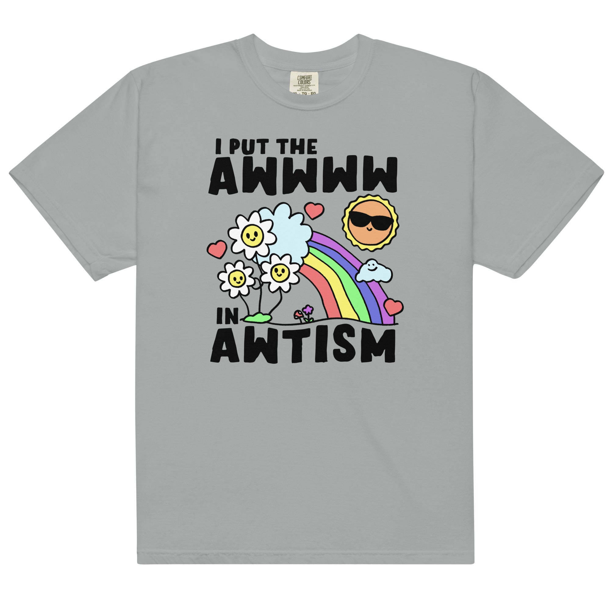 I Put The Awww in Awtism Unisex t-shirt