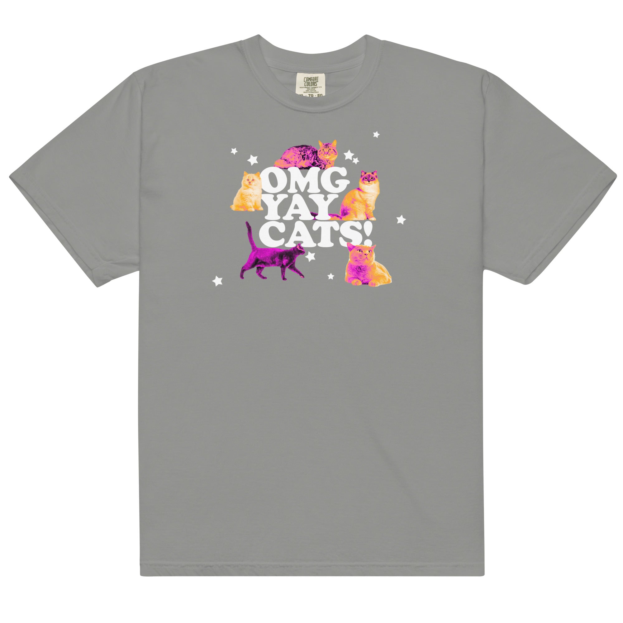 OMG YAY CATS Unisex t-shirt