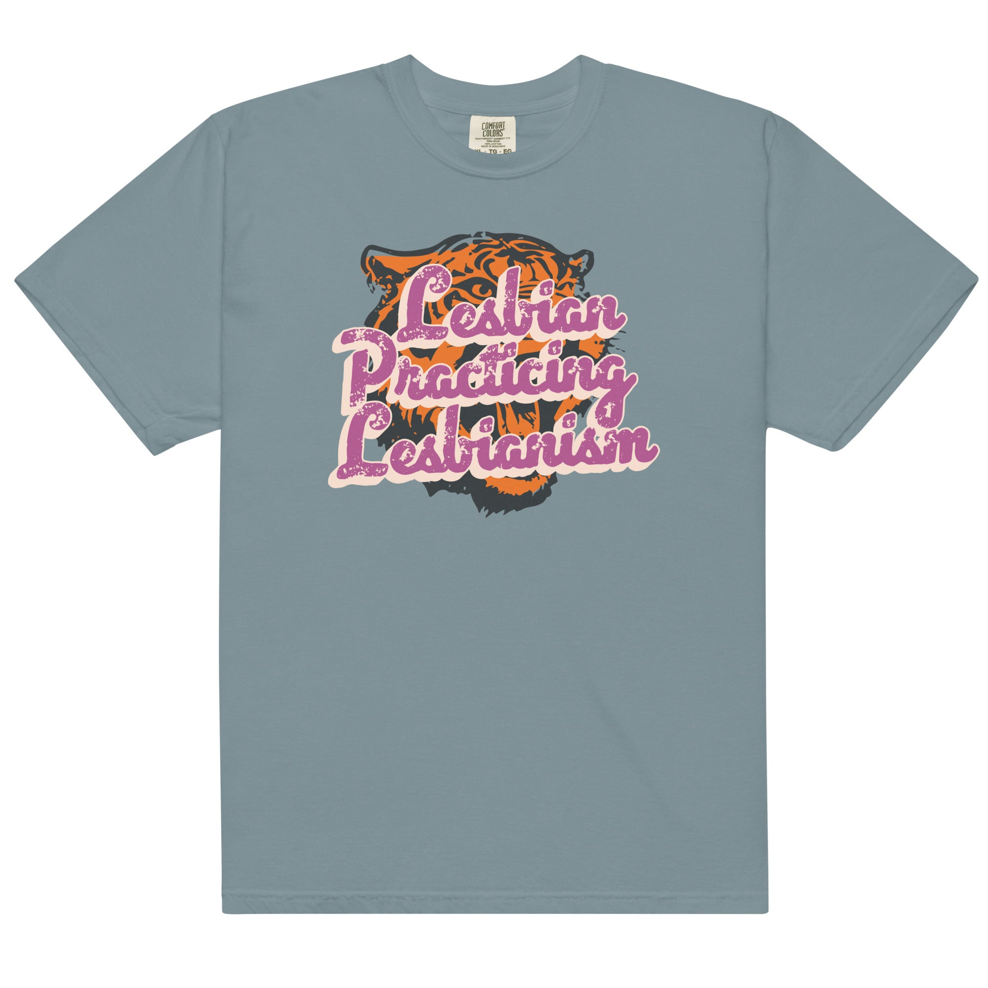 Lesbian Practicing Lesbianism (Tiger) Unisex t-shirt