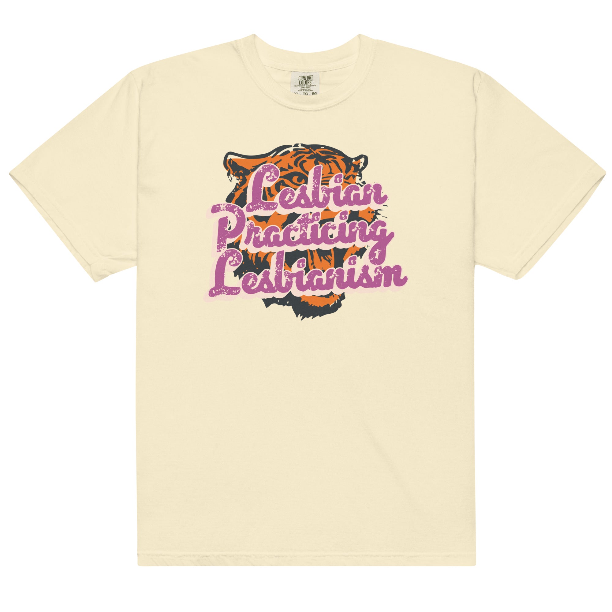 Lesbian Practicing Lesbianism (Tiger) Unisex t-shirt