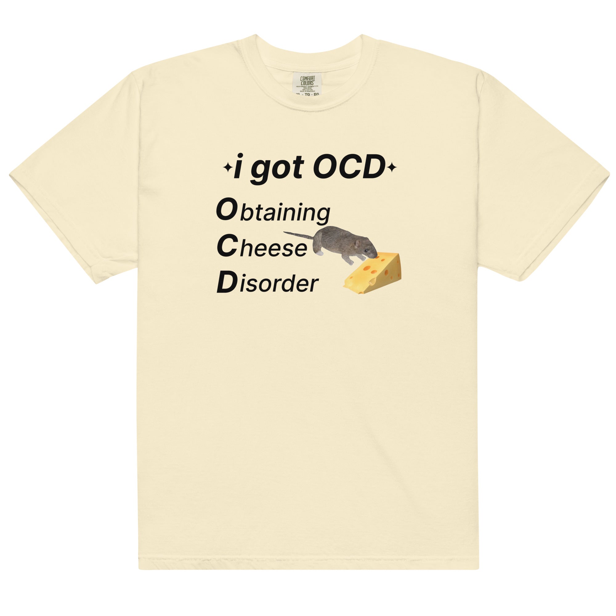 OCD (Obtaining Cheese Disorder) Unisex t-shirt