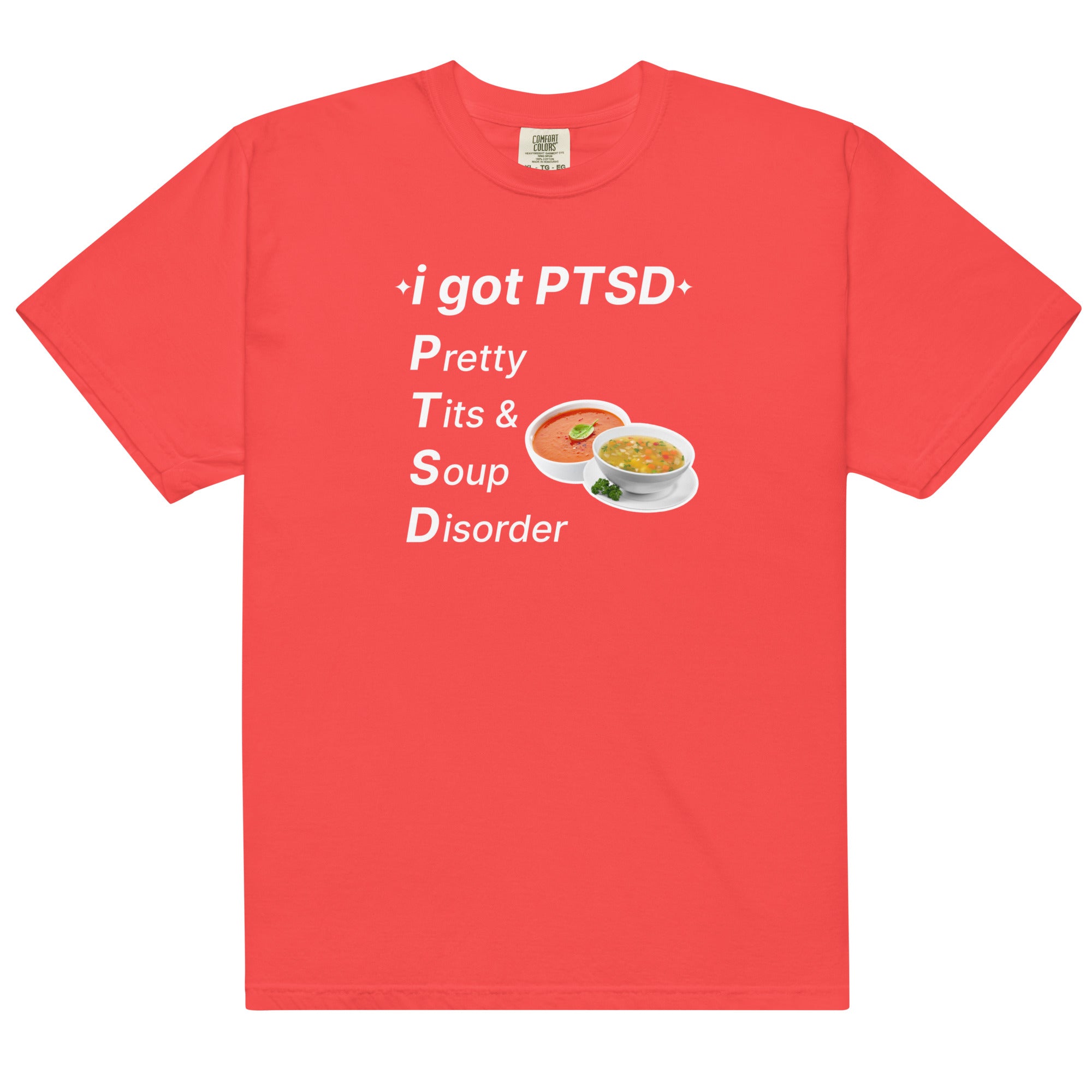 PTSD (Pretty Tits & Soup Disorder) Unisex t-shirt