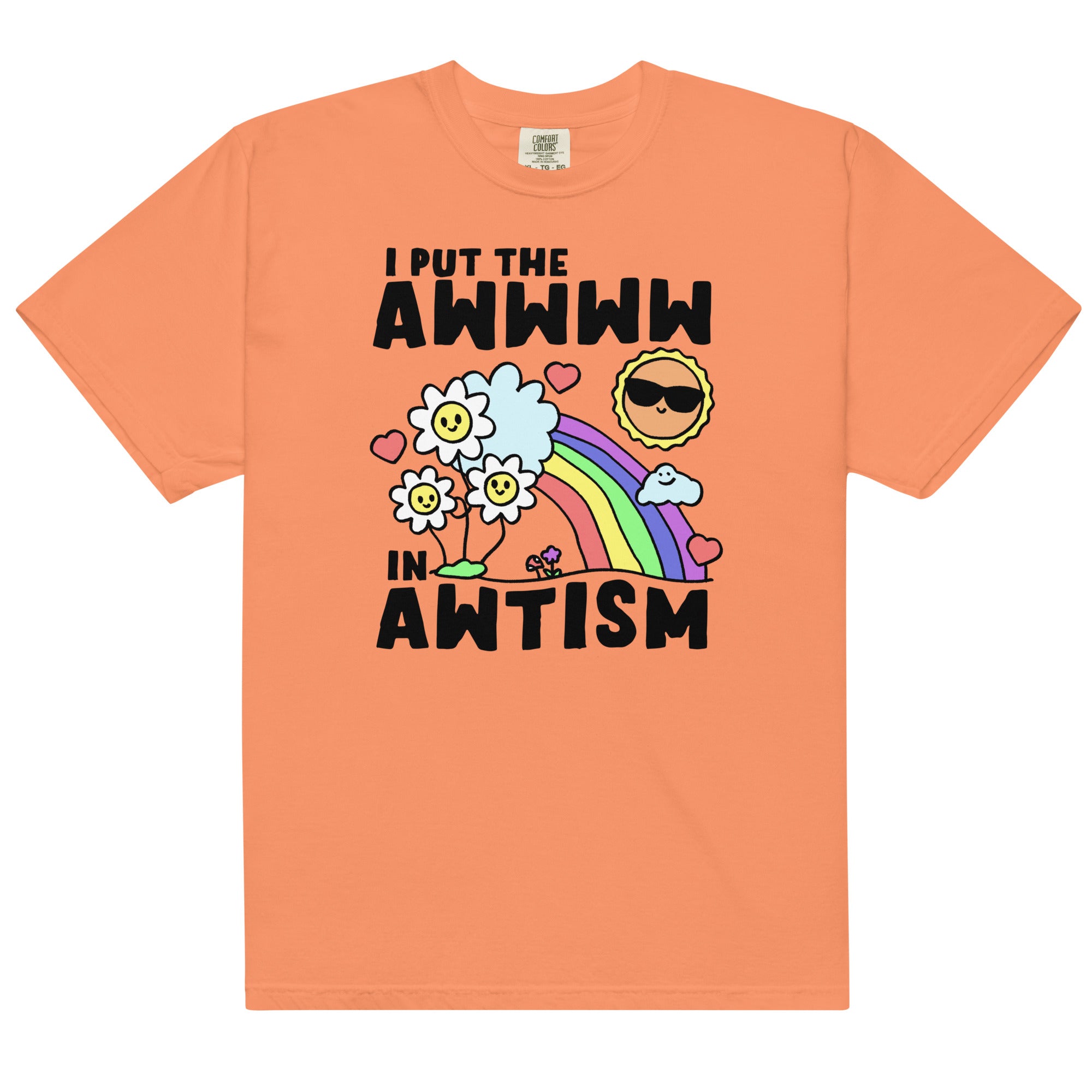 I Put The Awww in Awtism Unisex t-shirt