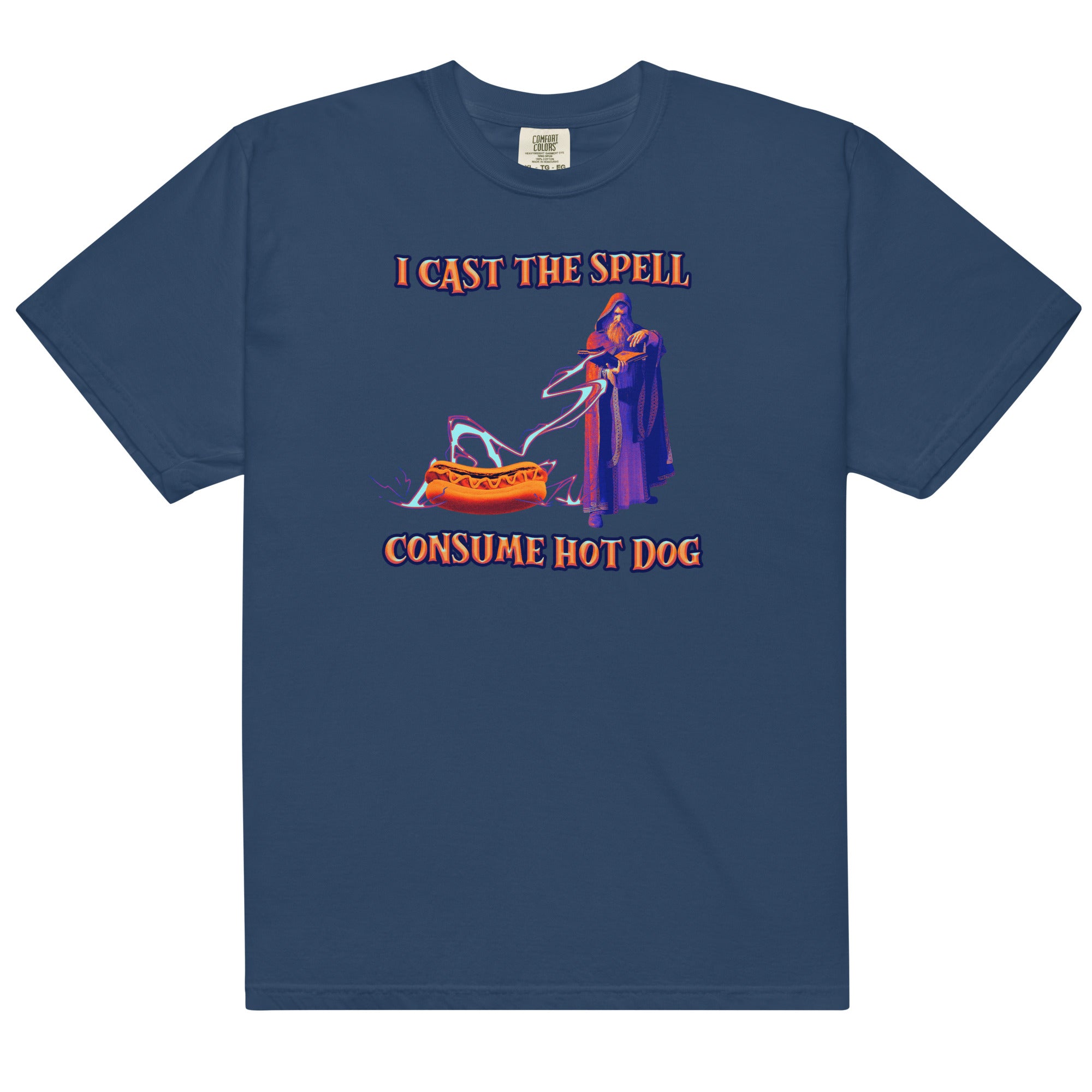 I Cast the Spell Consume Hot Dog Unisex t-shirt