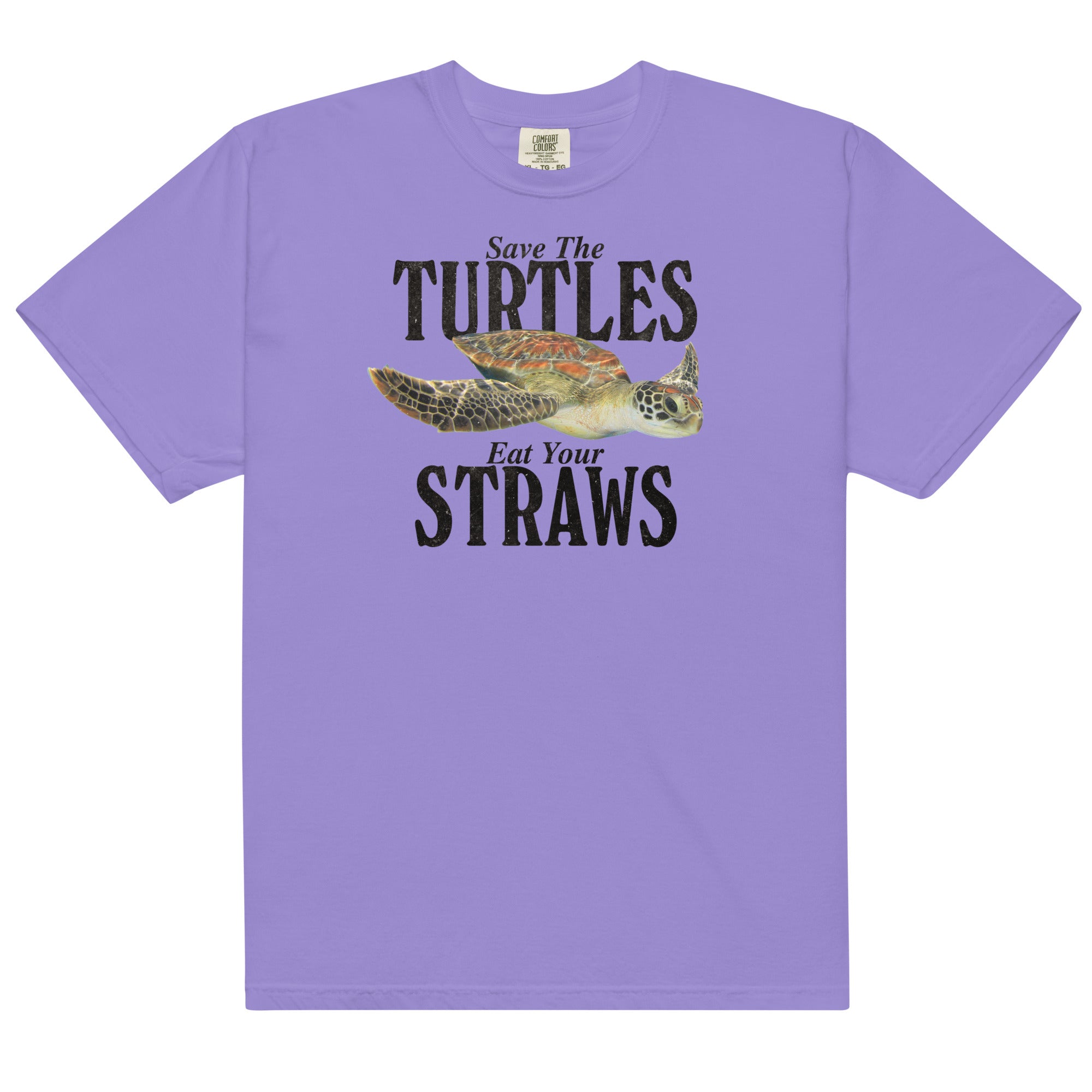 Save the Turtles Eat Your Straws Unisex t-shirt