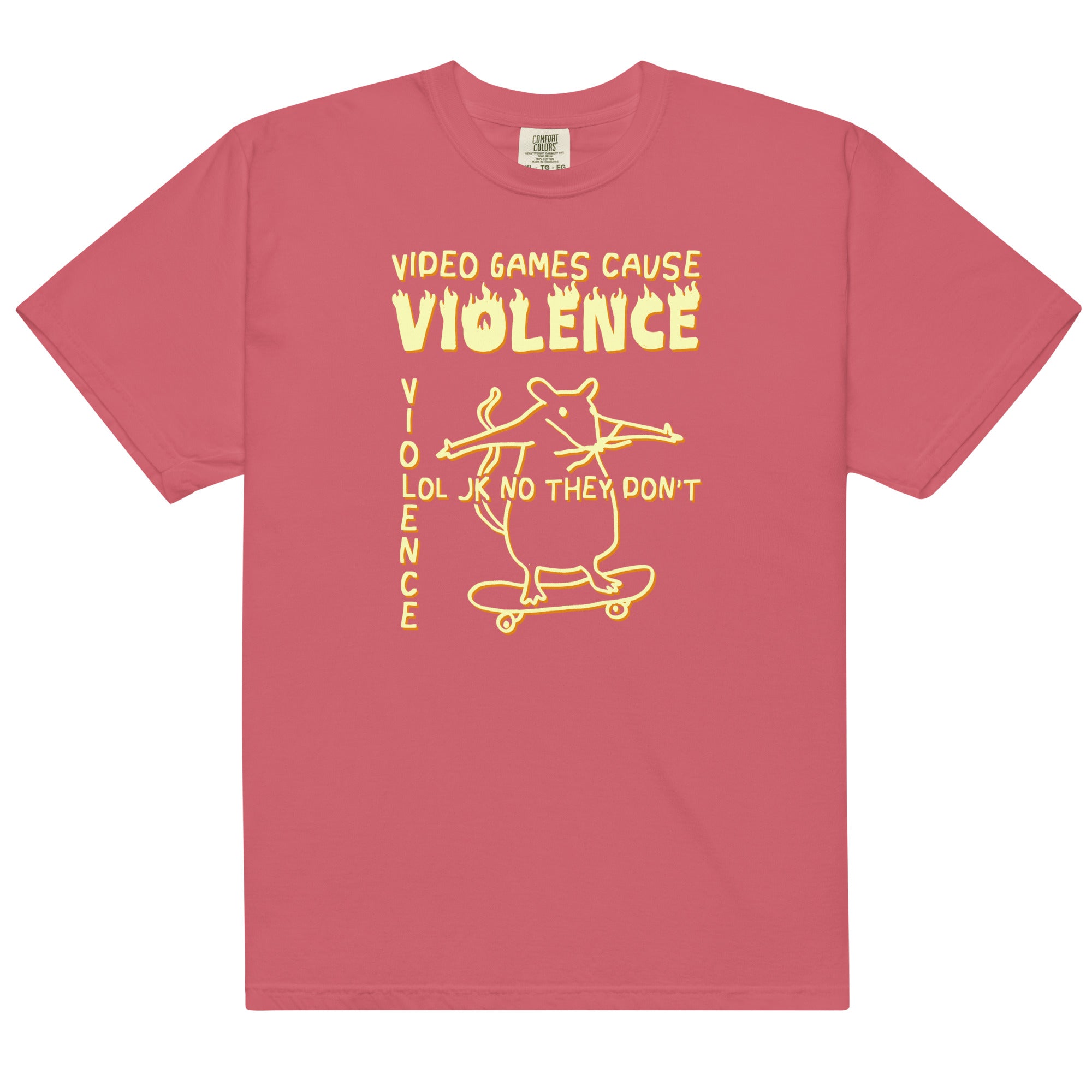 Video Games Cause Violence Unisex t-shirt