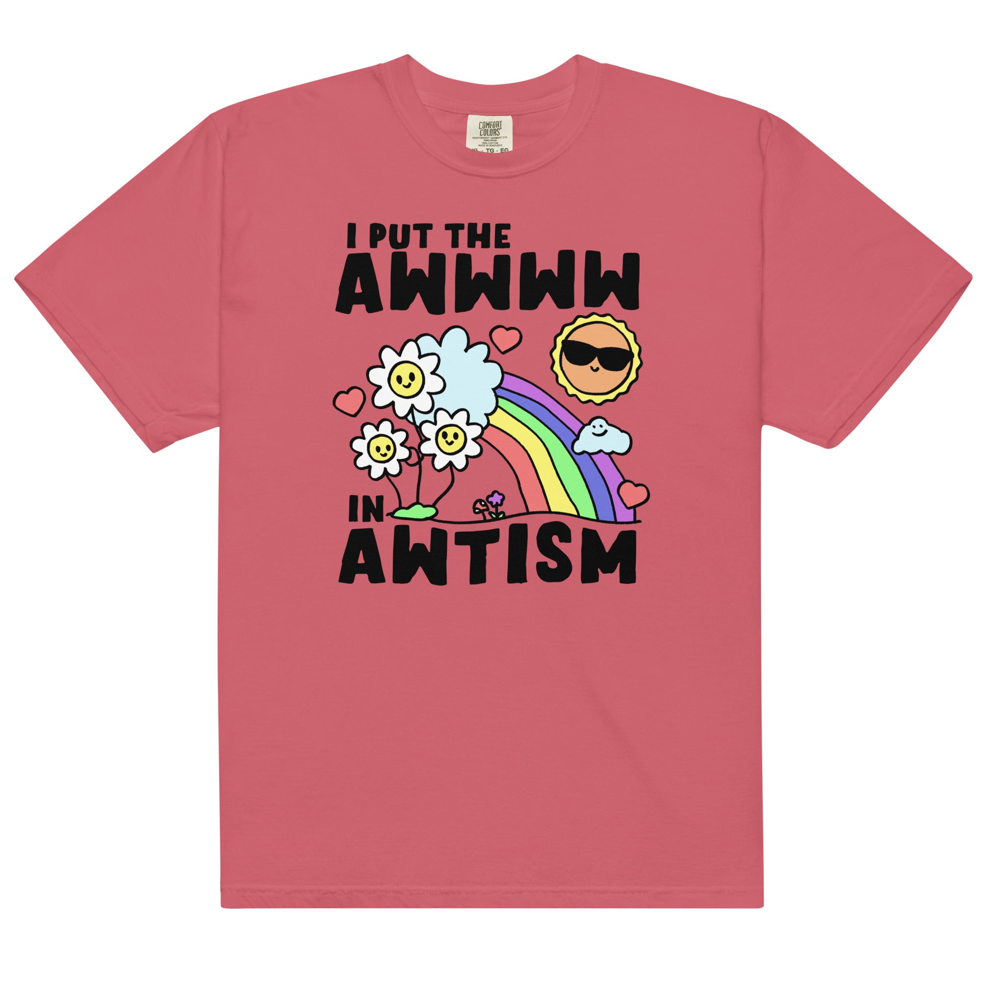 I Put The Awww in Awtism Unisex t-shirt