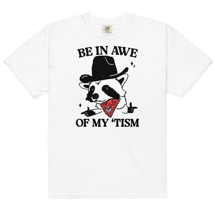 Be in Awe of my 'Tism (Raccoon Cowboy) Unisex t-shirt